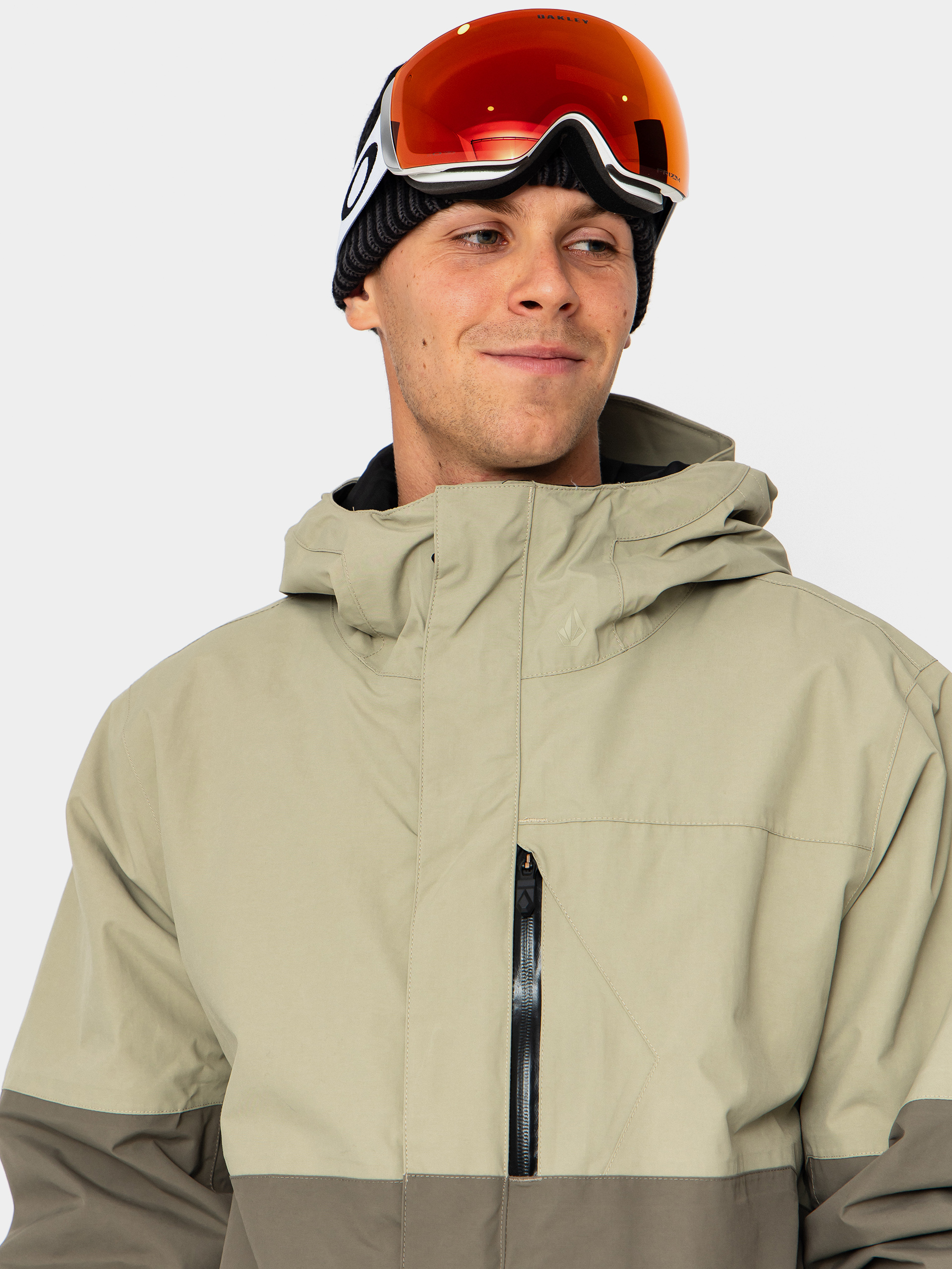 Чоловіча Сноубордична куртка Volcom L Ins Gore Tex (moss green)