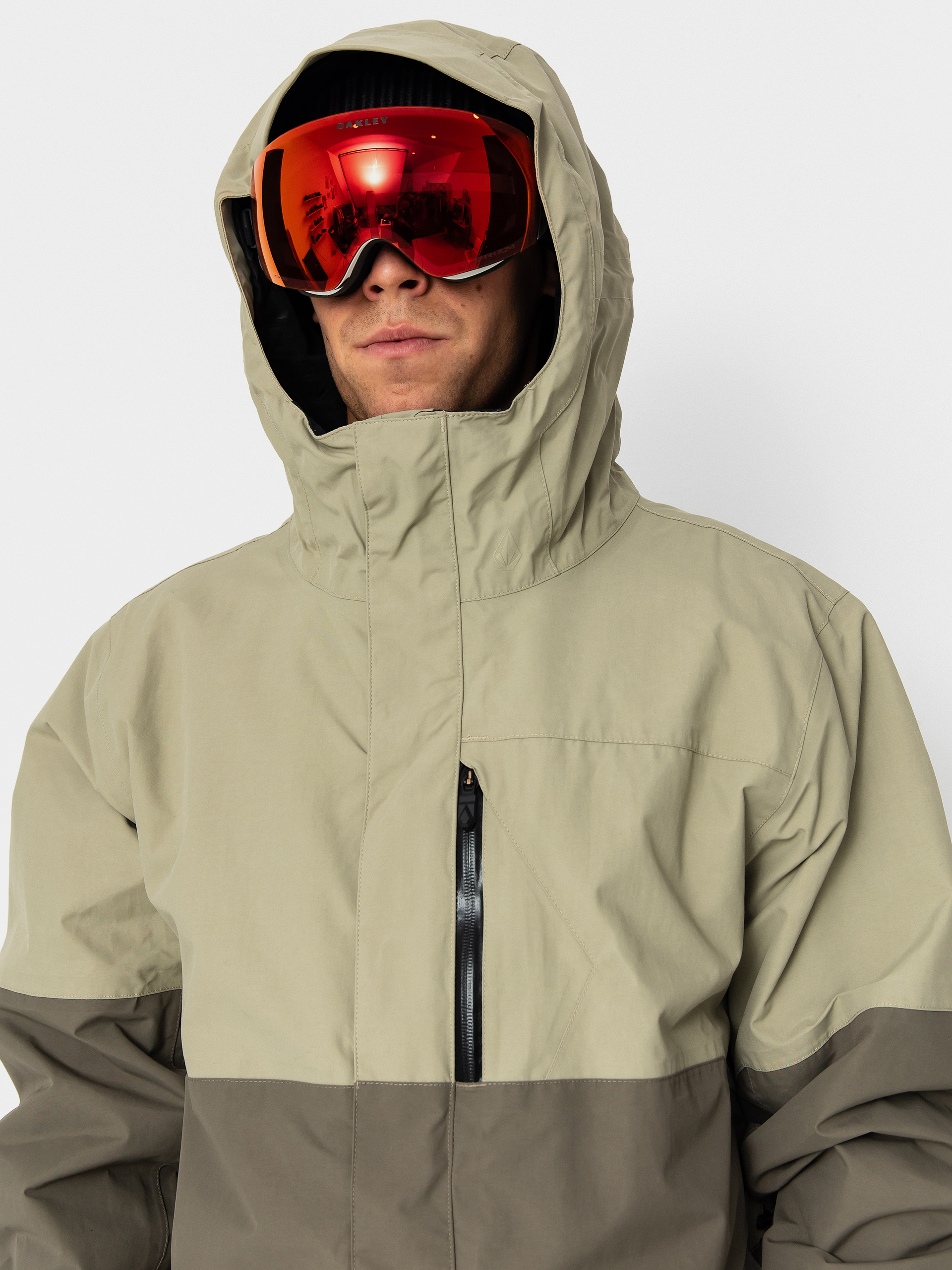 Чоловіча Сноубордична куртка Volcom L Ins Gore Tex (moss green)