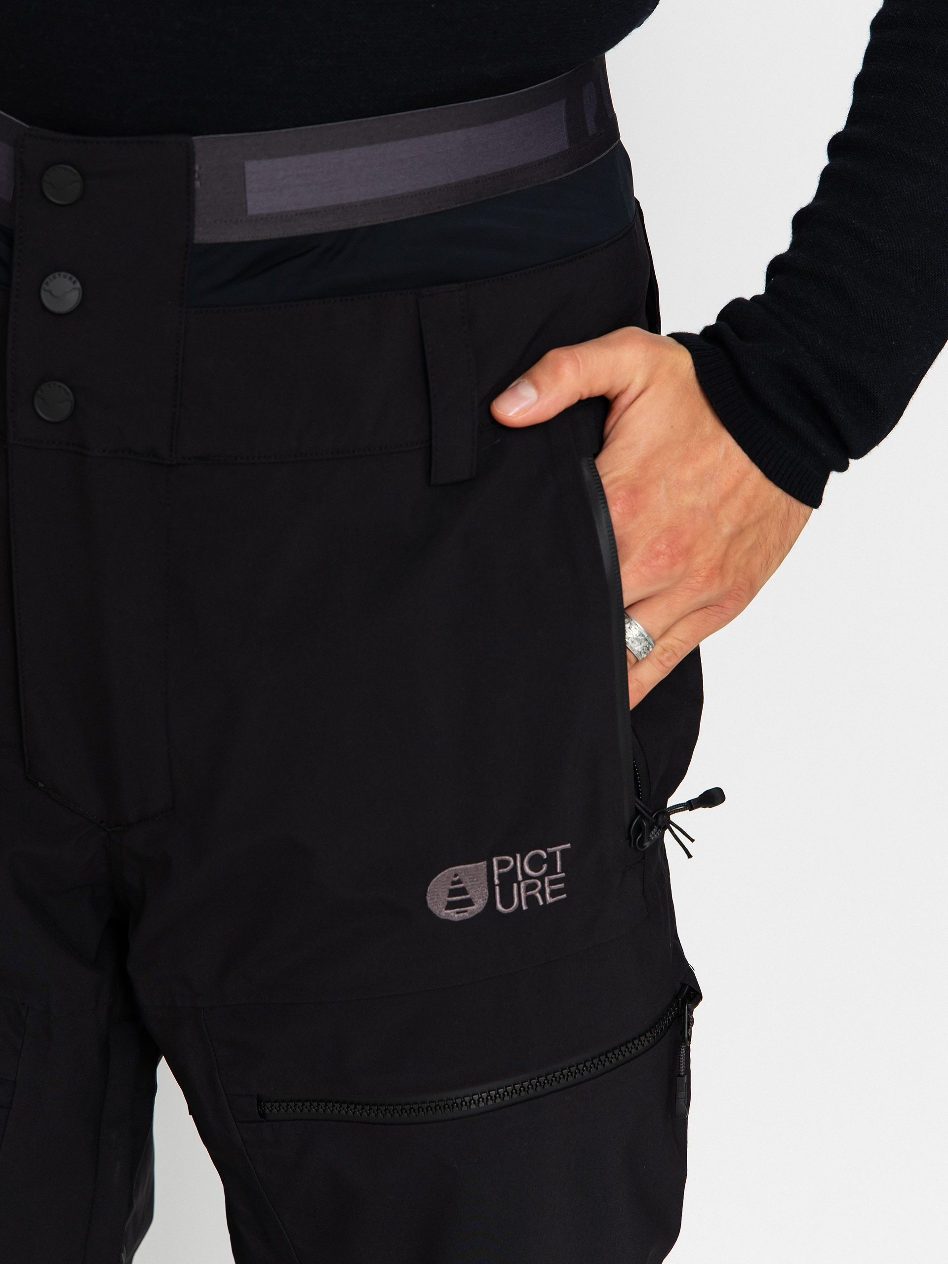 Чоловічі Сноубордичні штани Picture Naikoon (black)