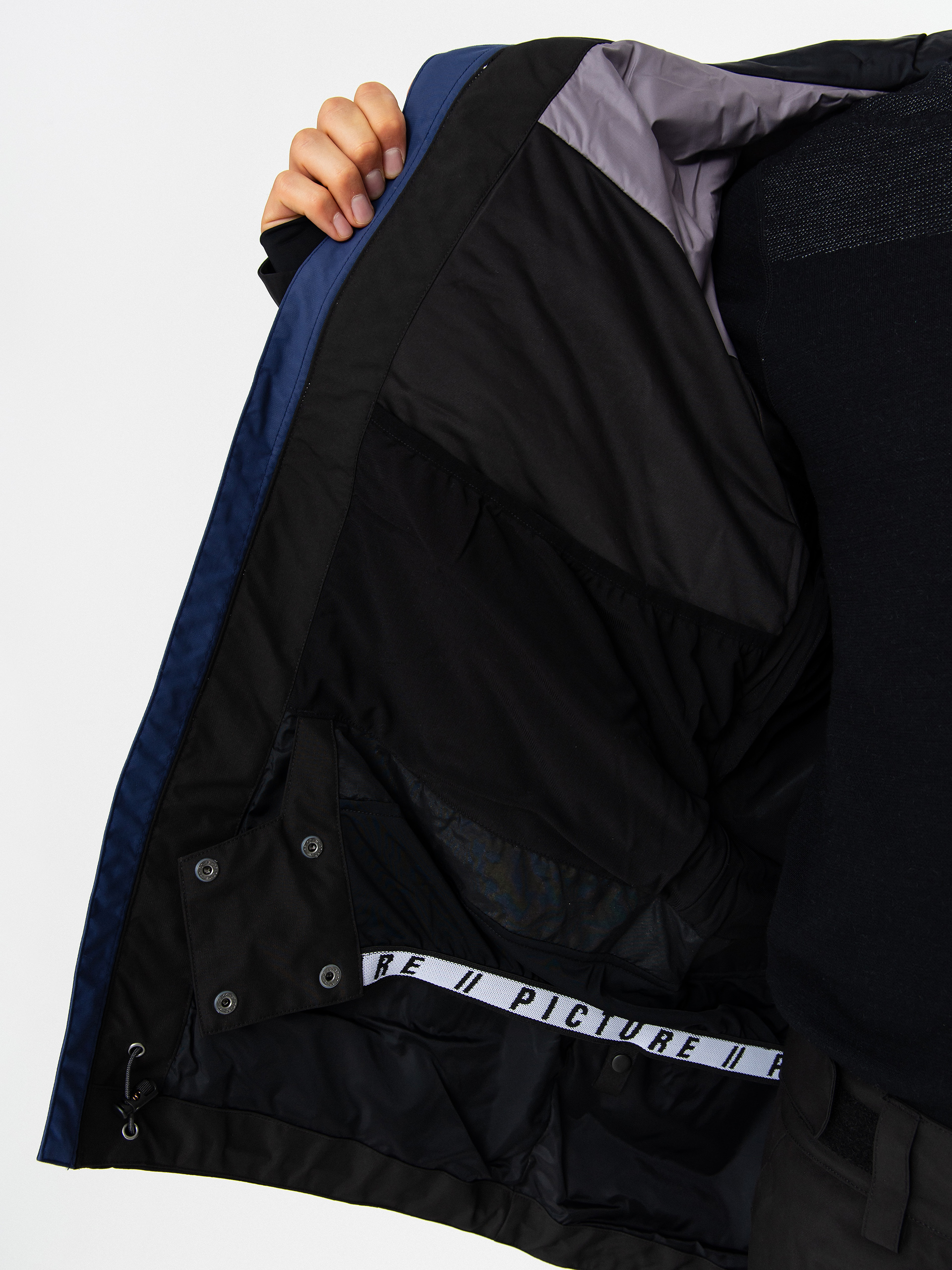 Чоловіча Сноубордична куртка Picture Lassen Gore Tex 2L (vapor grey)