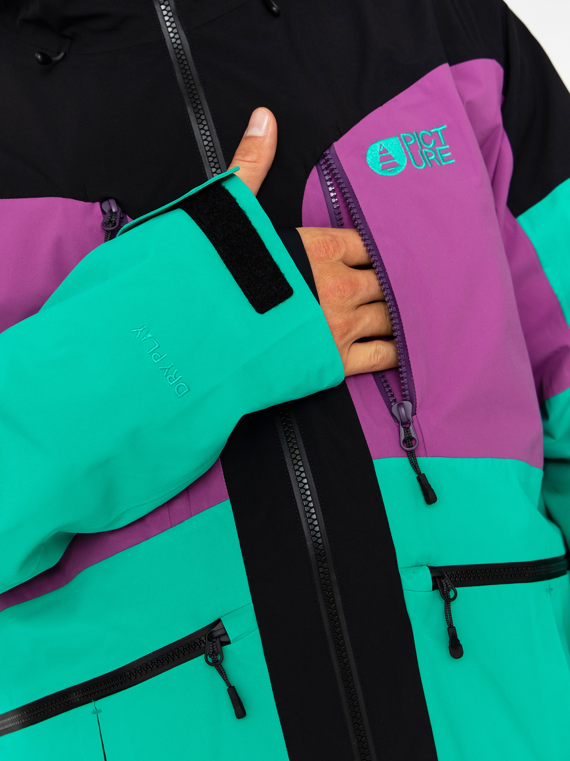 Чоловіча Сноубордична куртка Picture Naikoon (bright magenta)