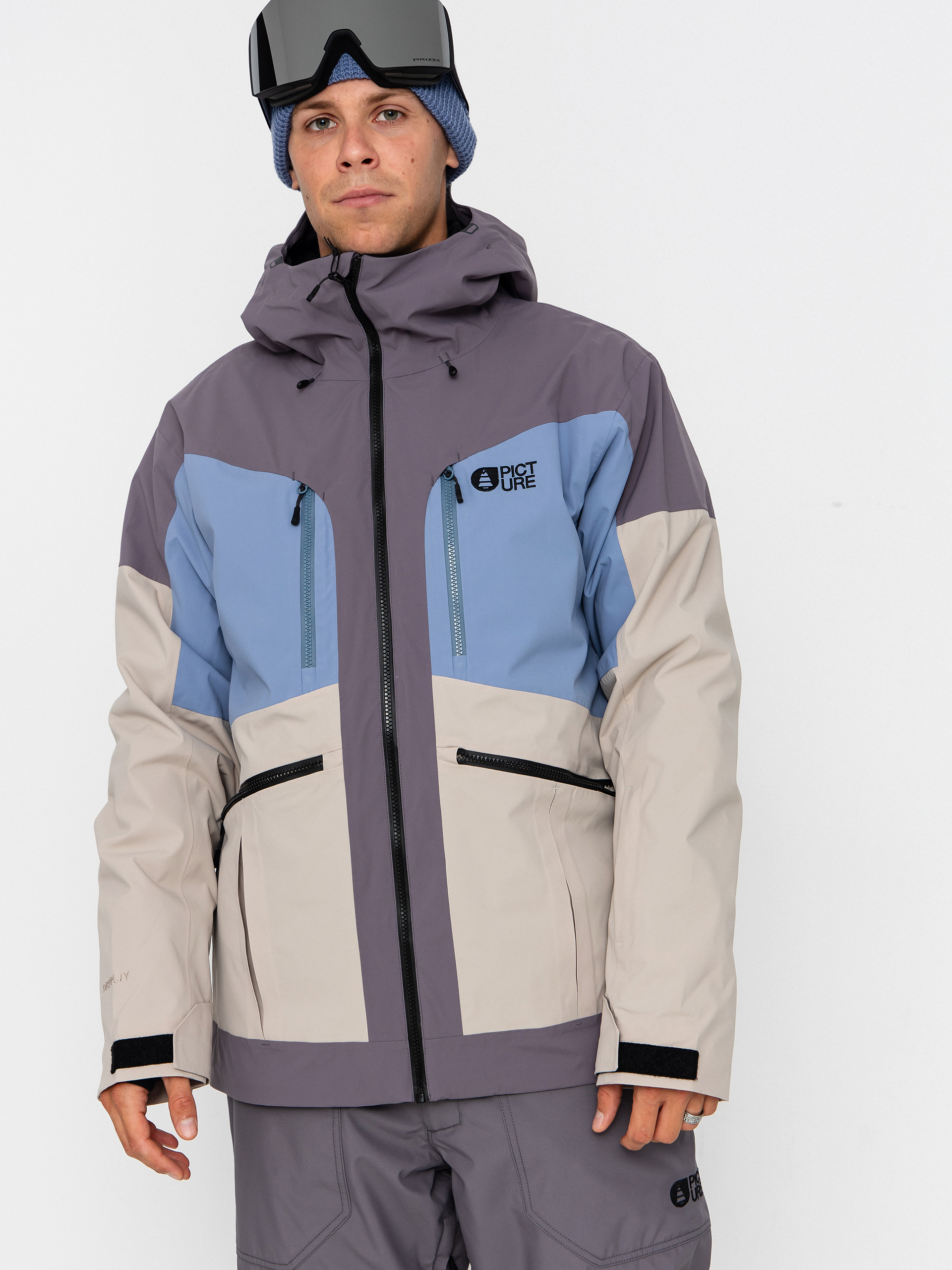 Чоловіча Сноубордична куртка Picture Naikoon (stonewash)