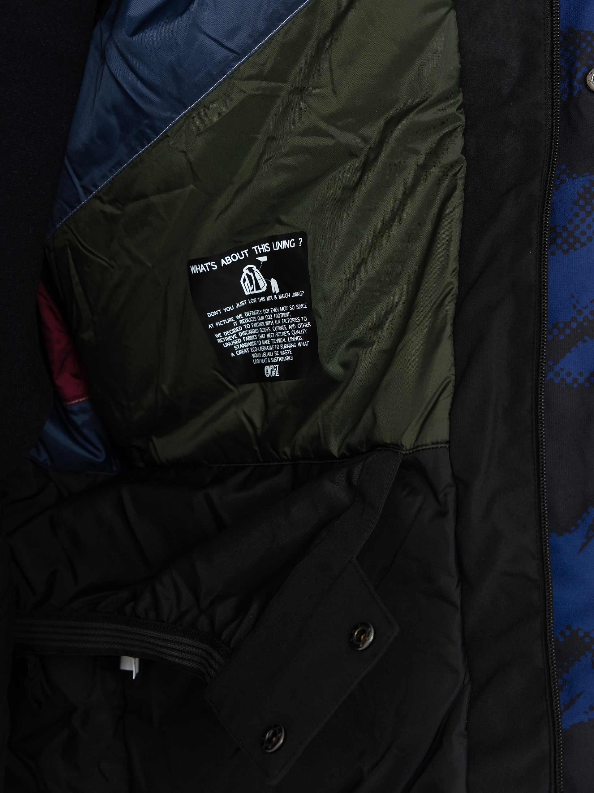 Чоловіча Сноубордична куртка Picture Jomoh (retro fusion print)