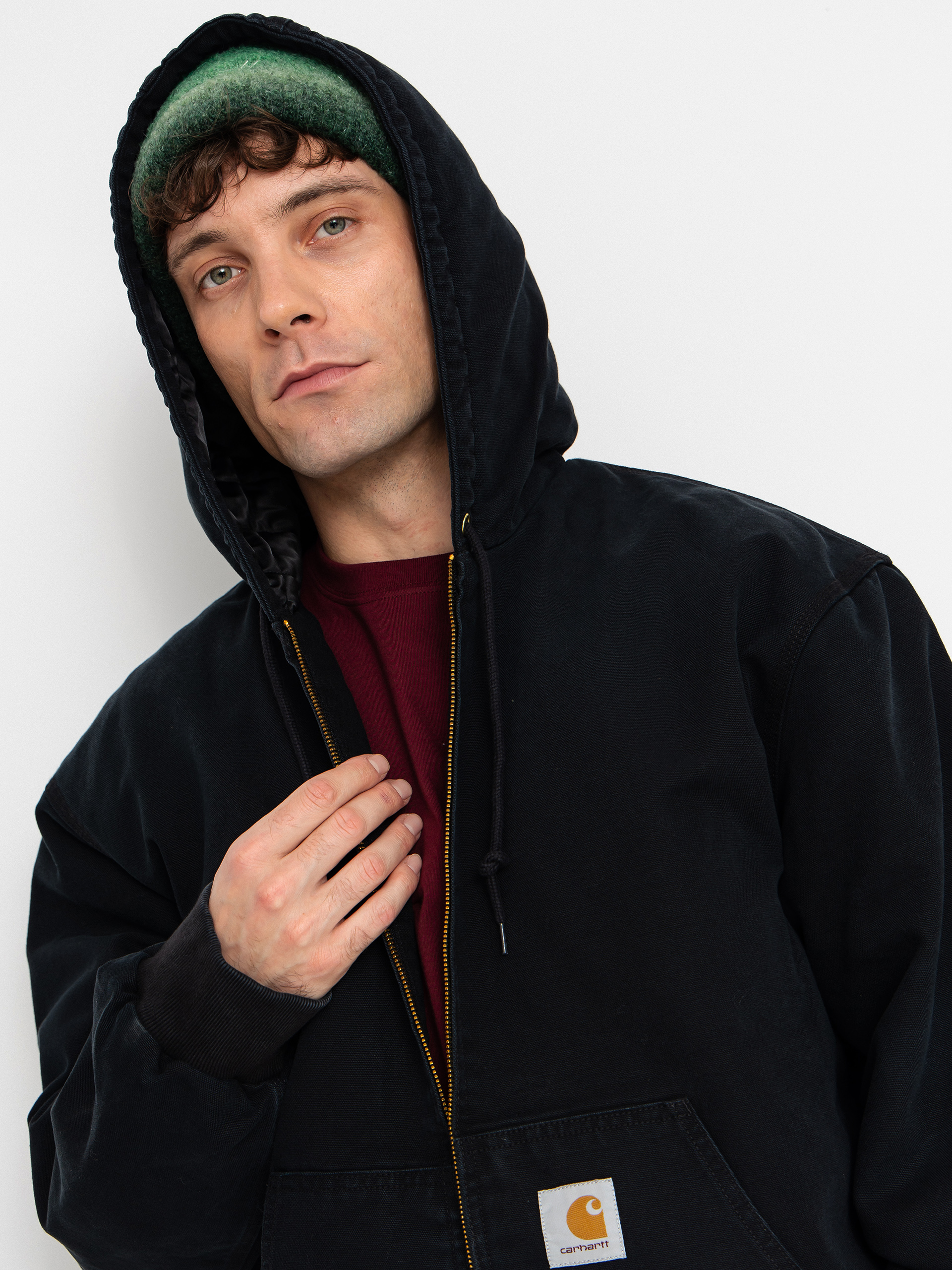 Куртка Carhartt WIP OG Active (black/stone canvas)