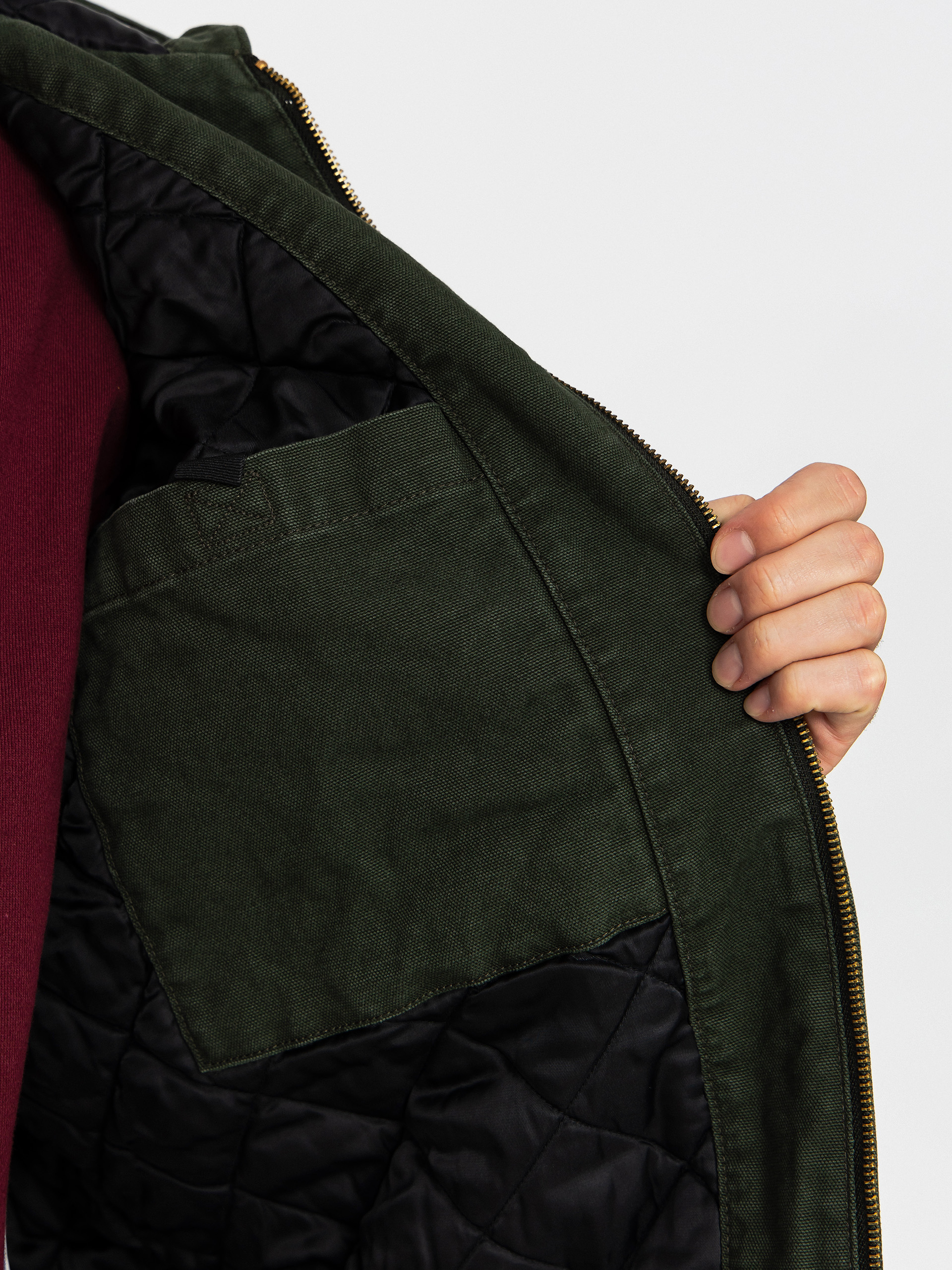 Куртка Carhartt WIP OG Active (olive/stone canvas)