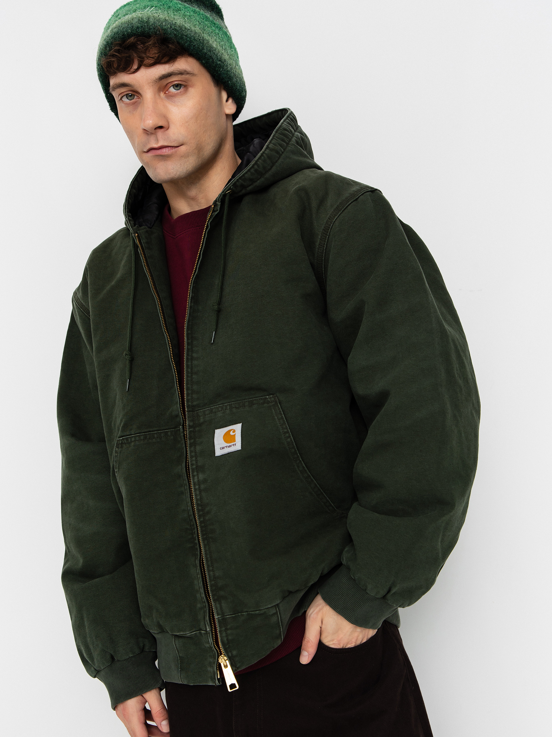 Куртка Carhartt WIP OG Active (olive/stone canvas)