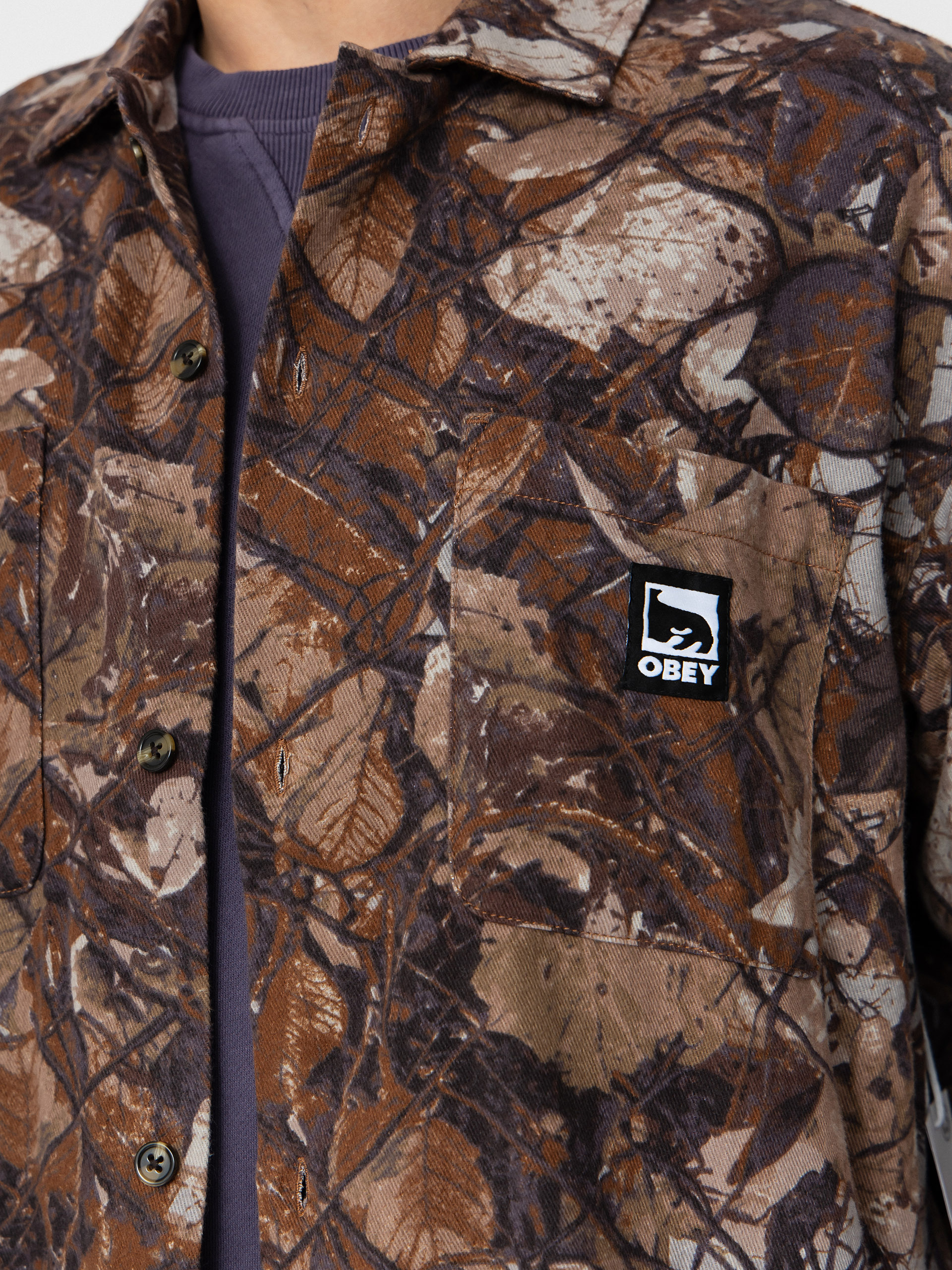 Сорочка OBEY Fence Camo (fence camo multi)