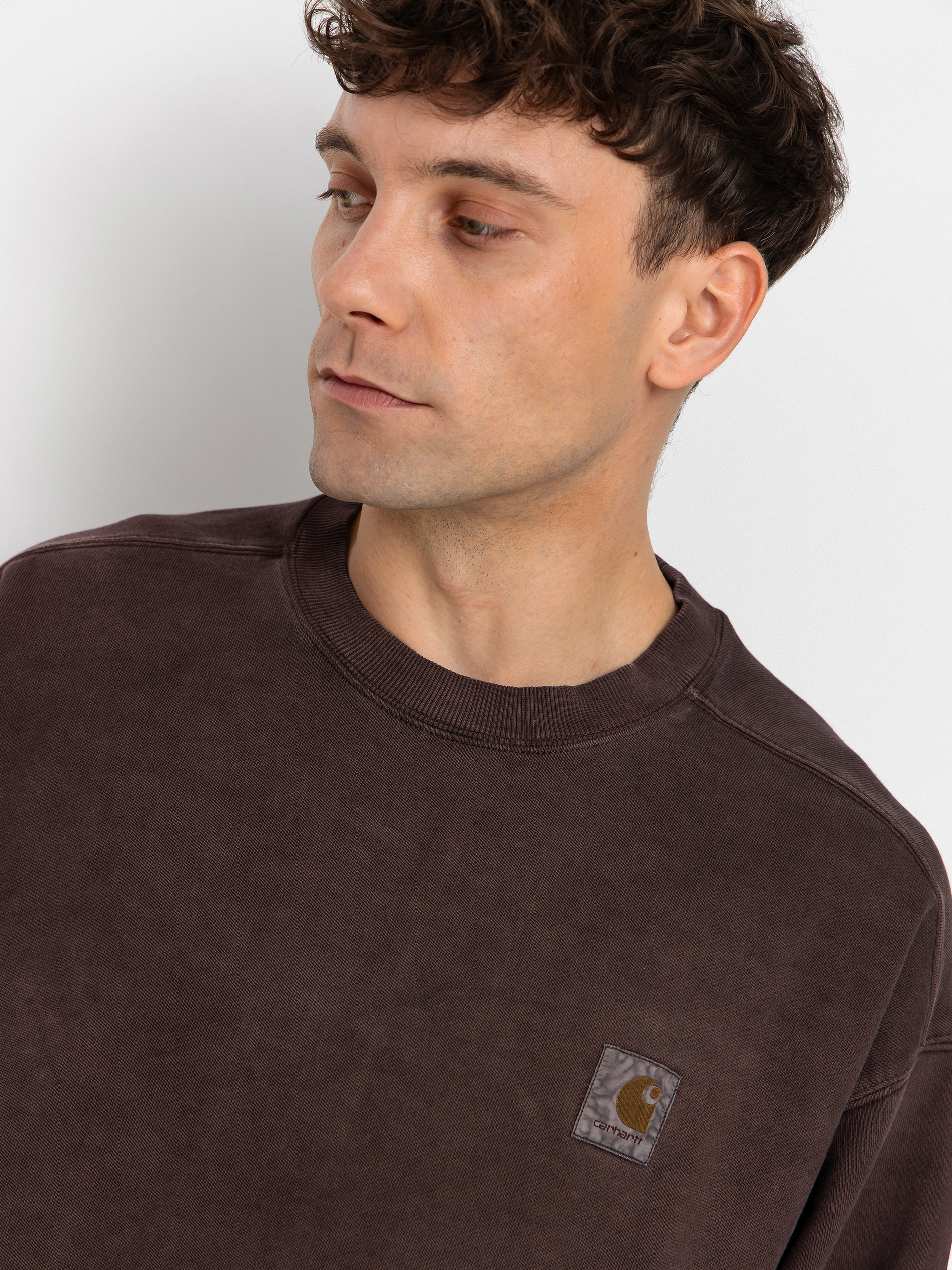 Світшот Carhartt WIP Vista (palisander/garment dyed)