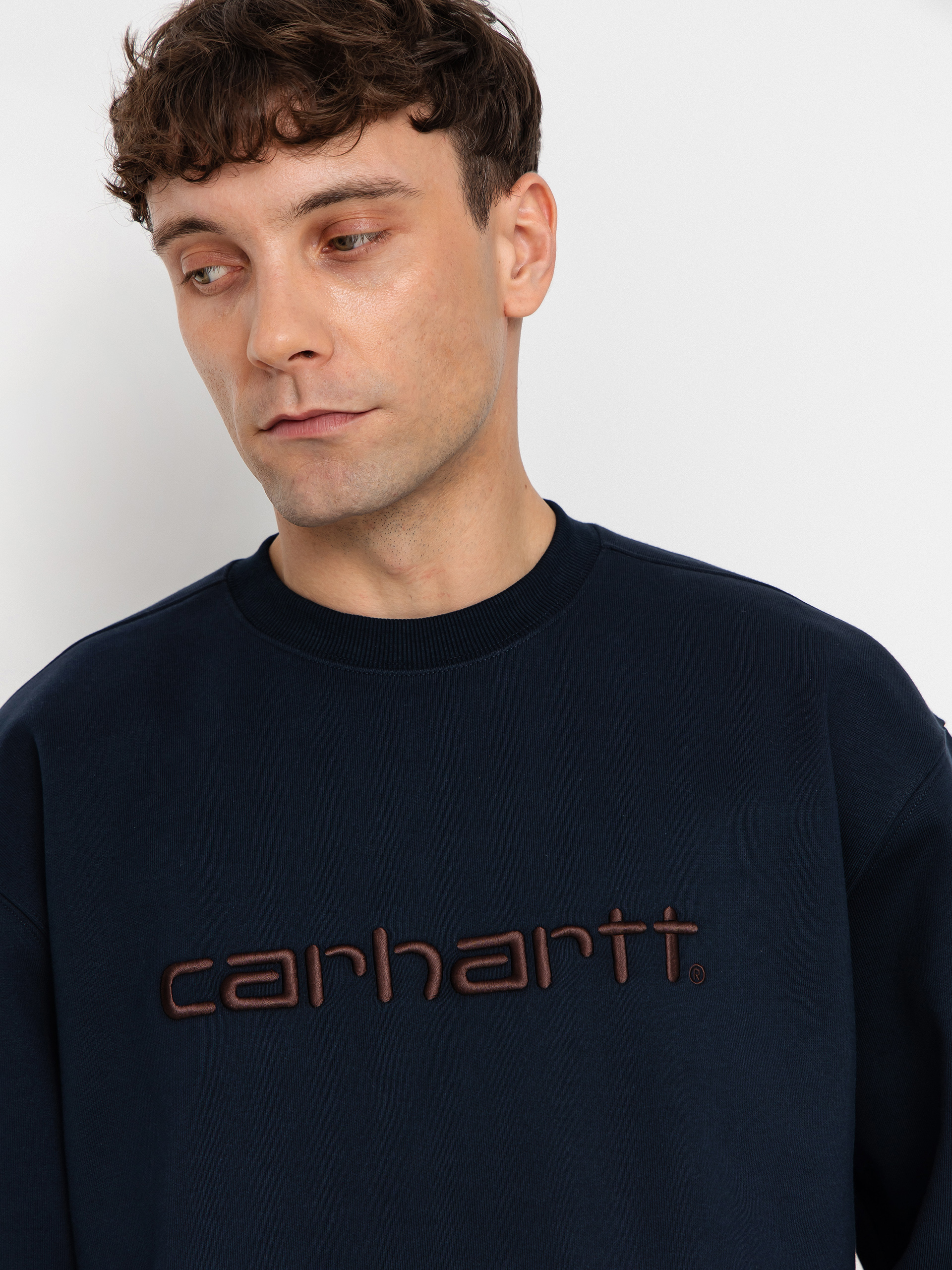 Світшот Carhartt WIP Carhartt (deep night/palisander)