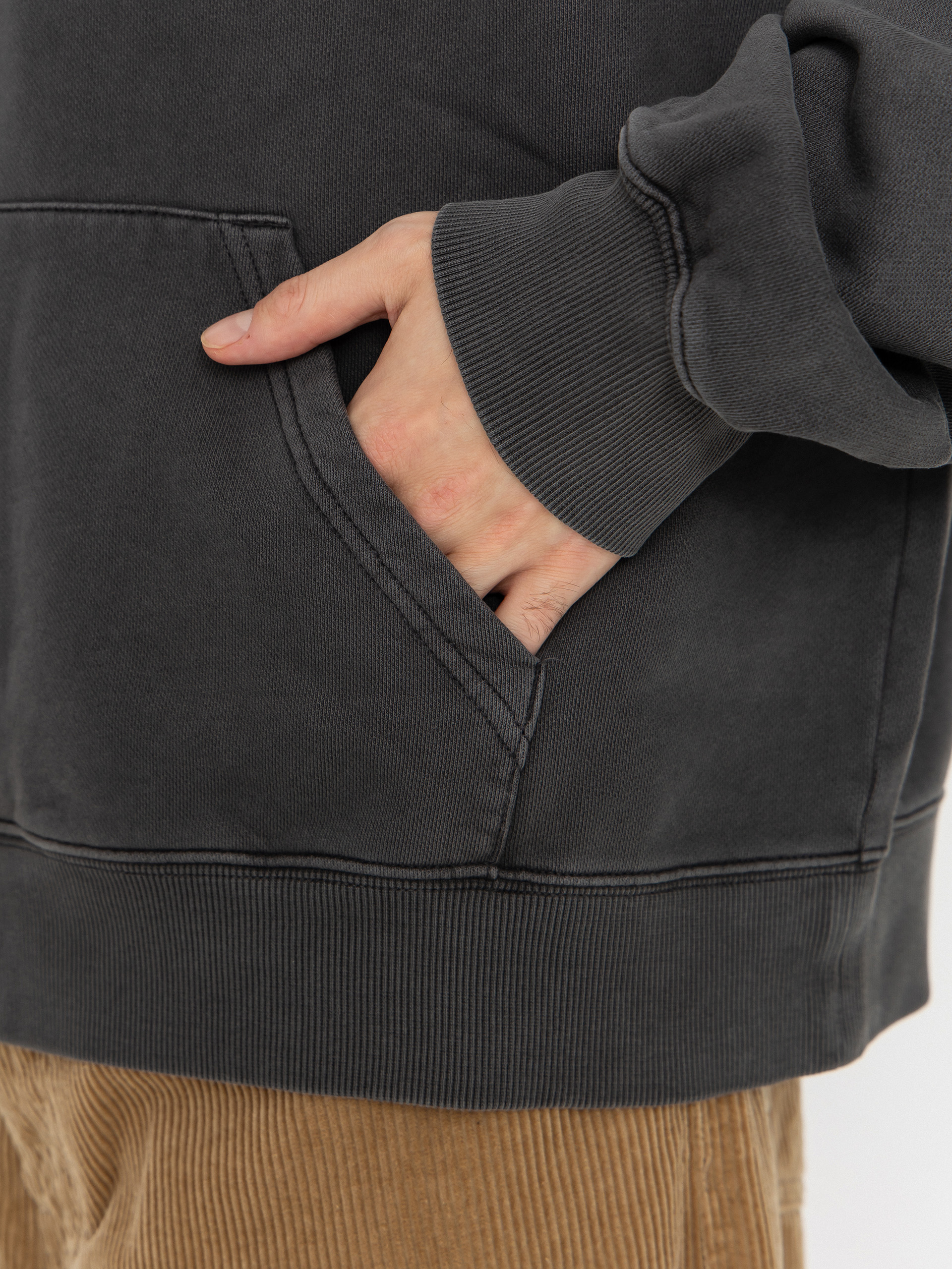 Худі Carhartt WIP Benton HD (graphite/garment dyed)