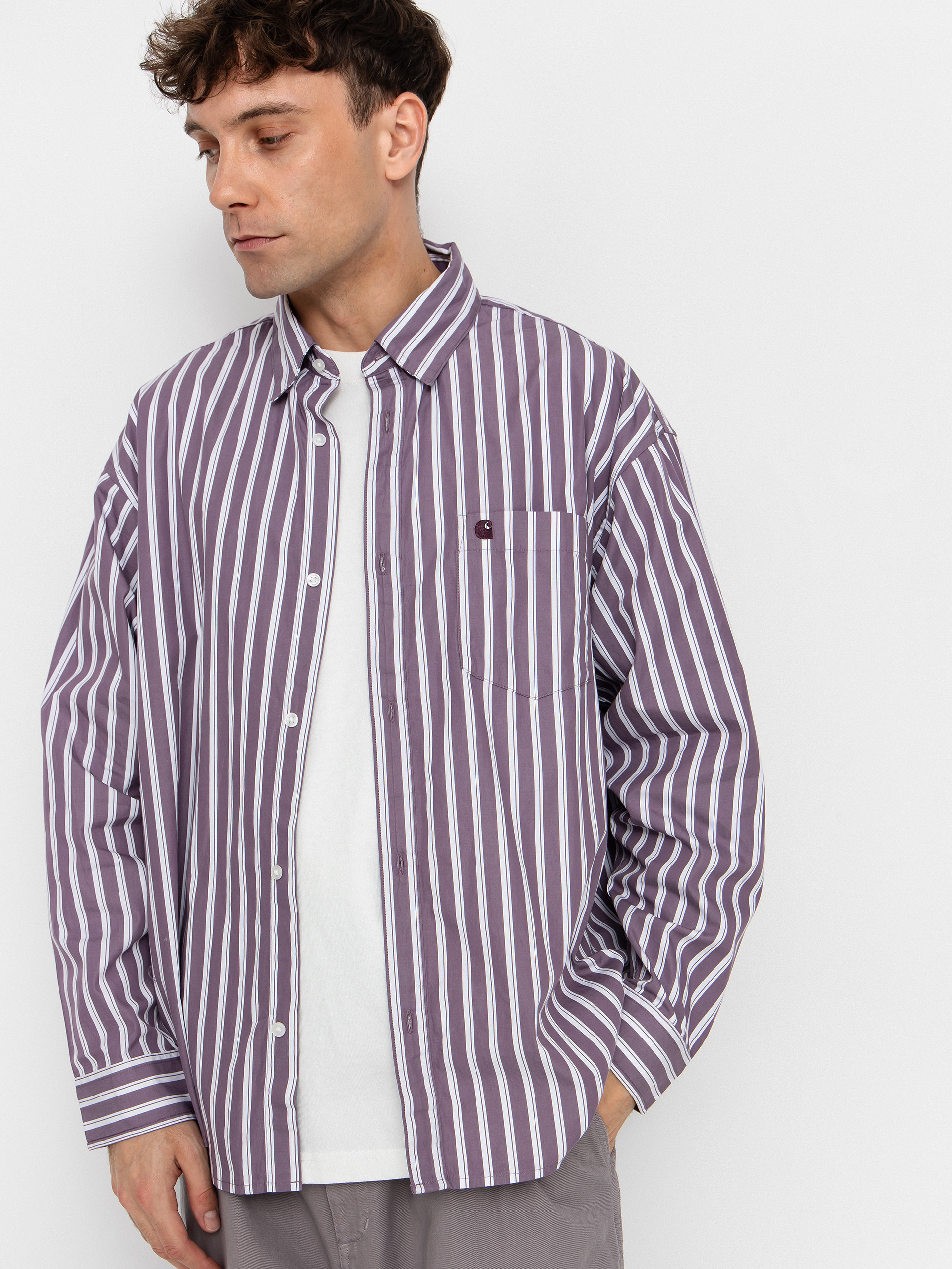 Сорочка Carhartt WIP Malden (malden stripe/phlox)