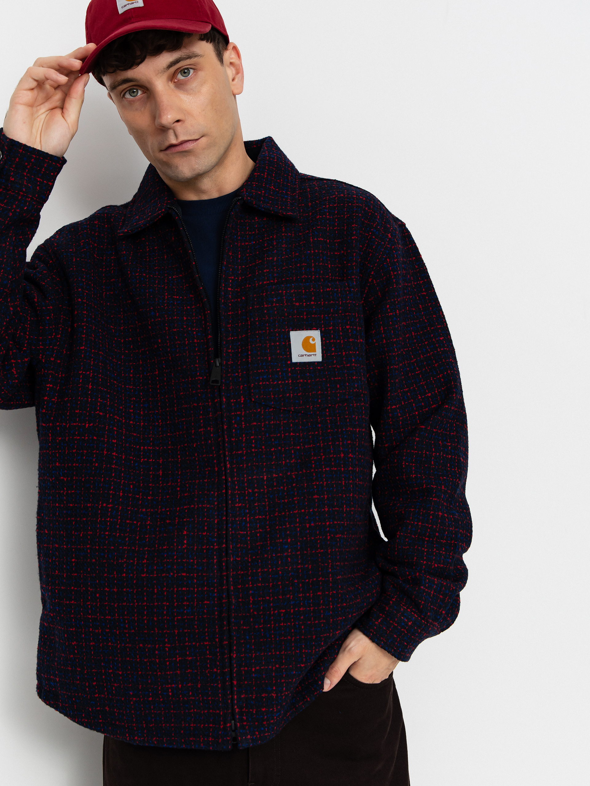 u041au0443u0440u0442u043au0430 Carhartt WIP Bellamy (bellamy check/deep night)