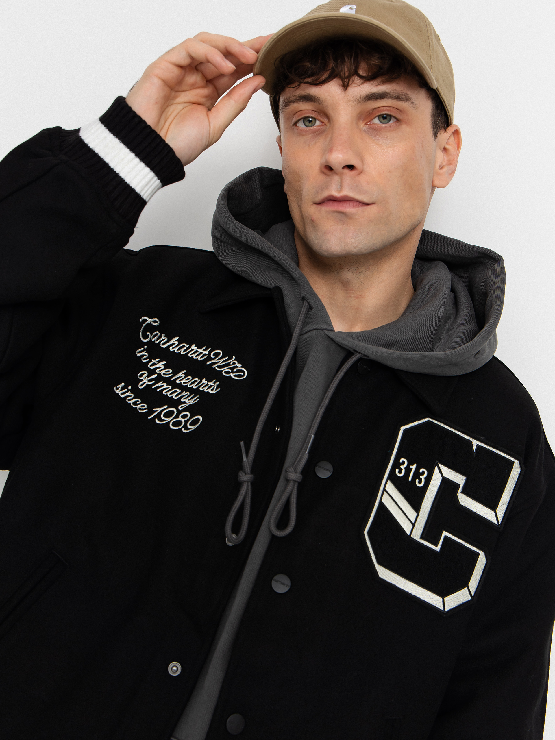 Куртка Carhartt WIP World Class Varsity (black)