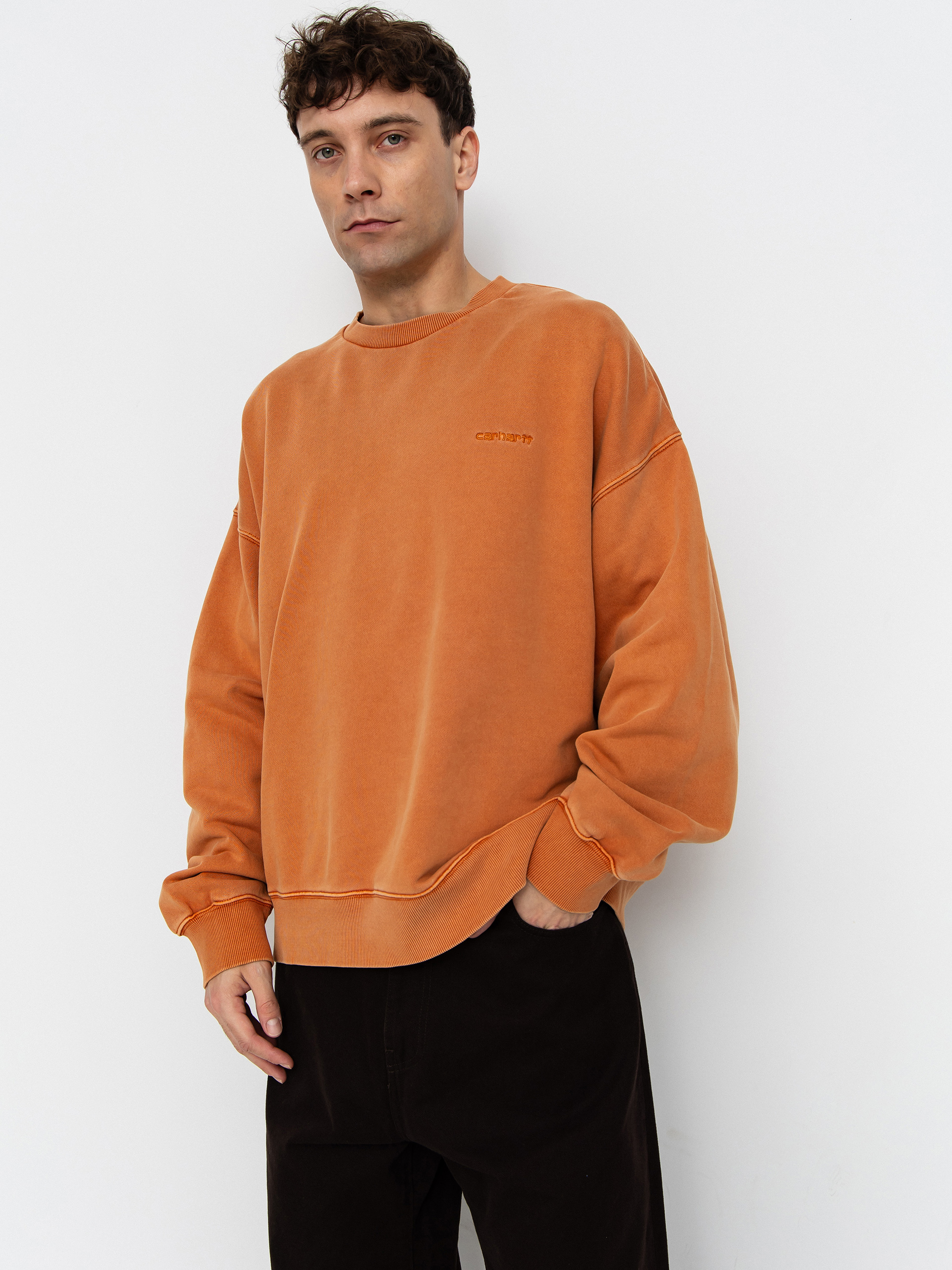 u0421u0432u0456u0442u0448u043eu0442 Carhartt WIP Benton (redhaven/garment dyed)