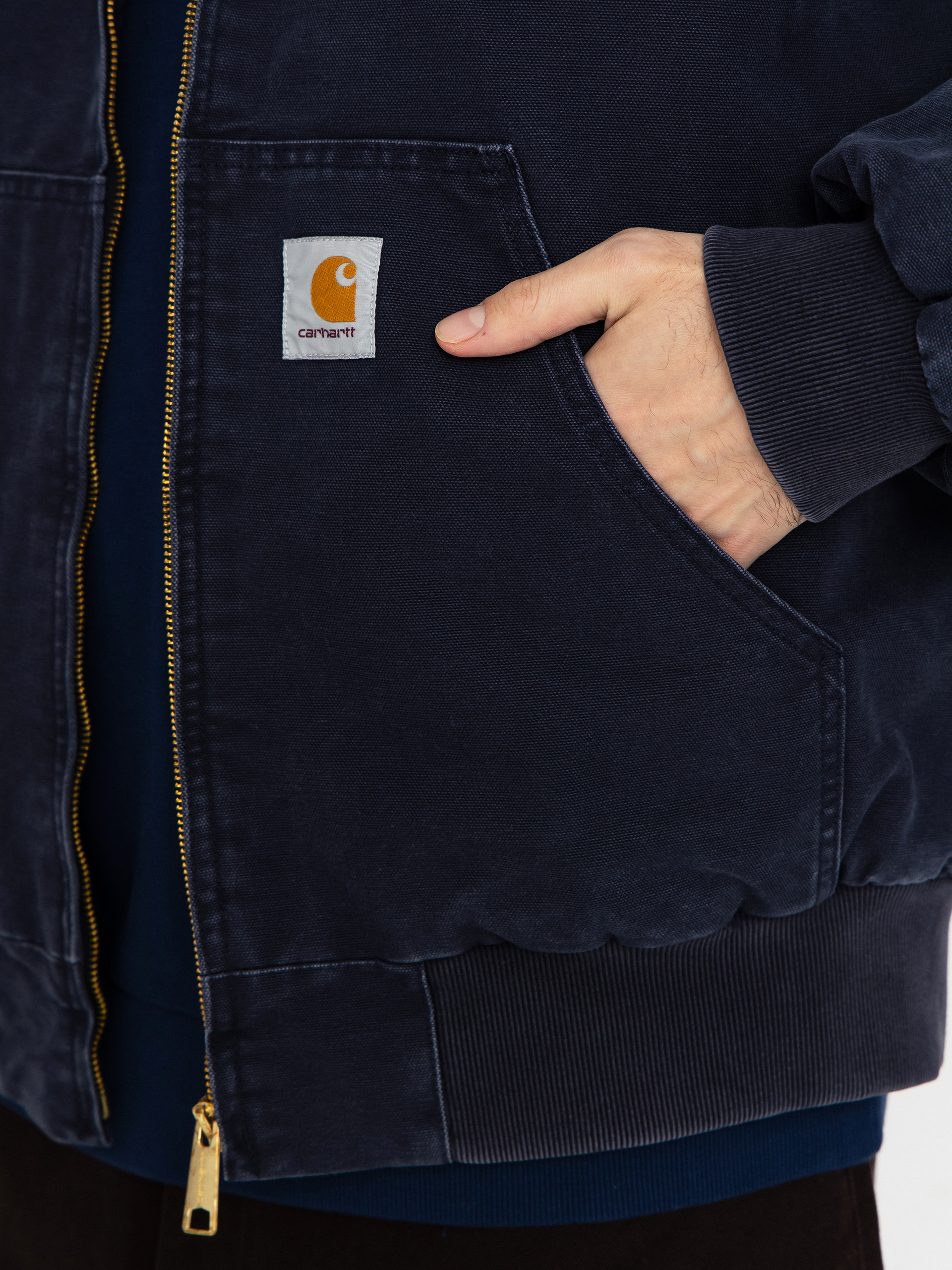 Куртка Carhartt WIP OG Active (dark navy/stone canvas)