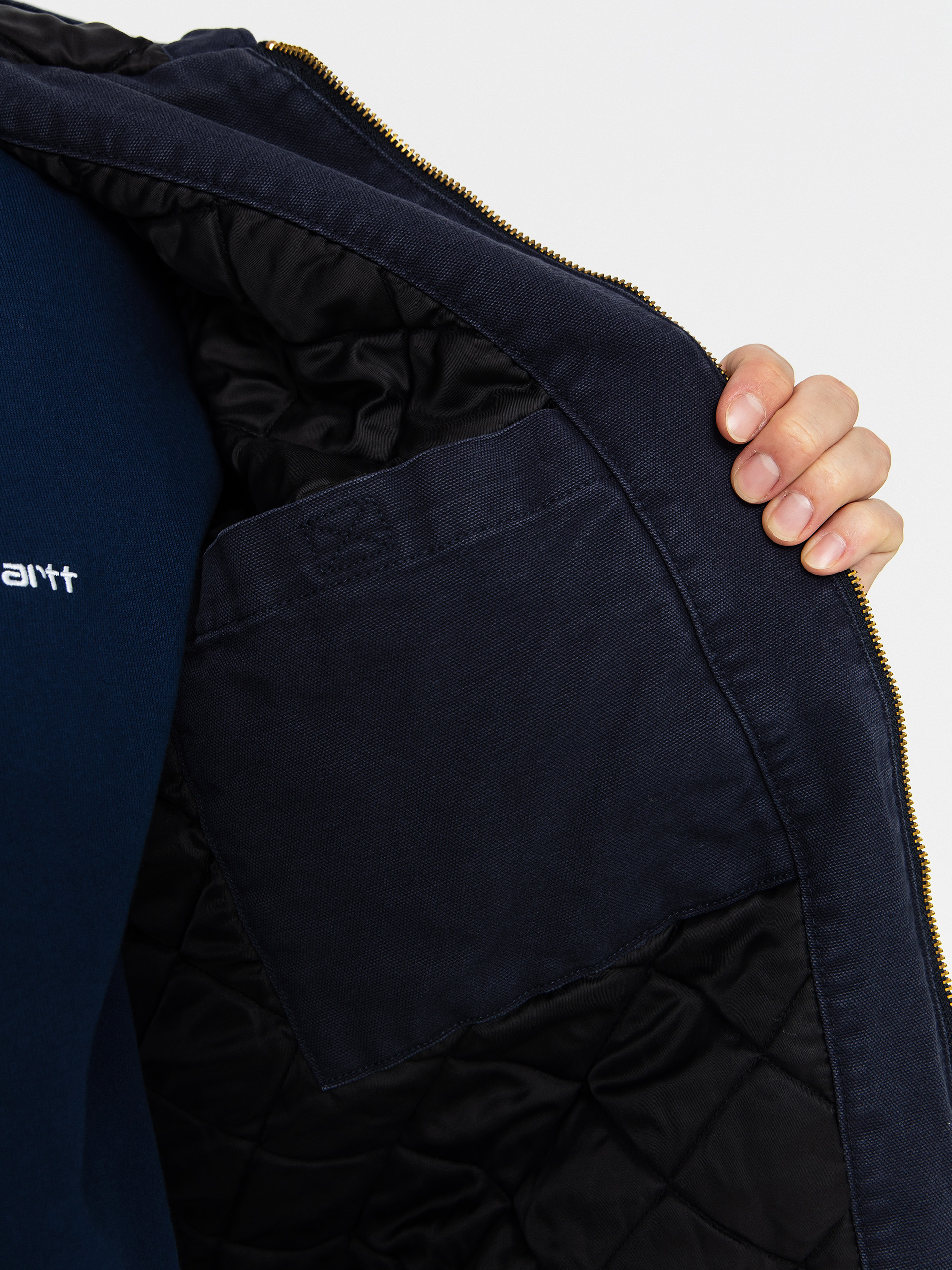 Куртка Carhartt WIP OG Active (dark navy/stone canvas)