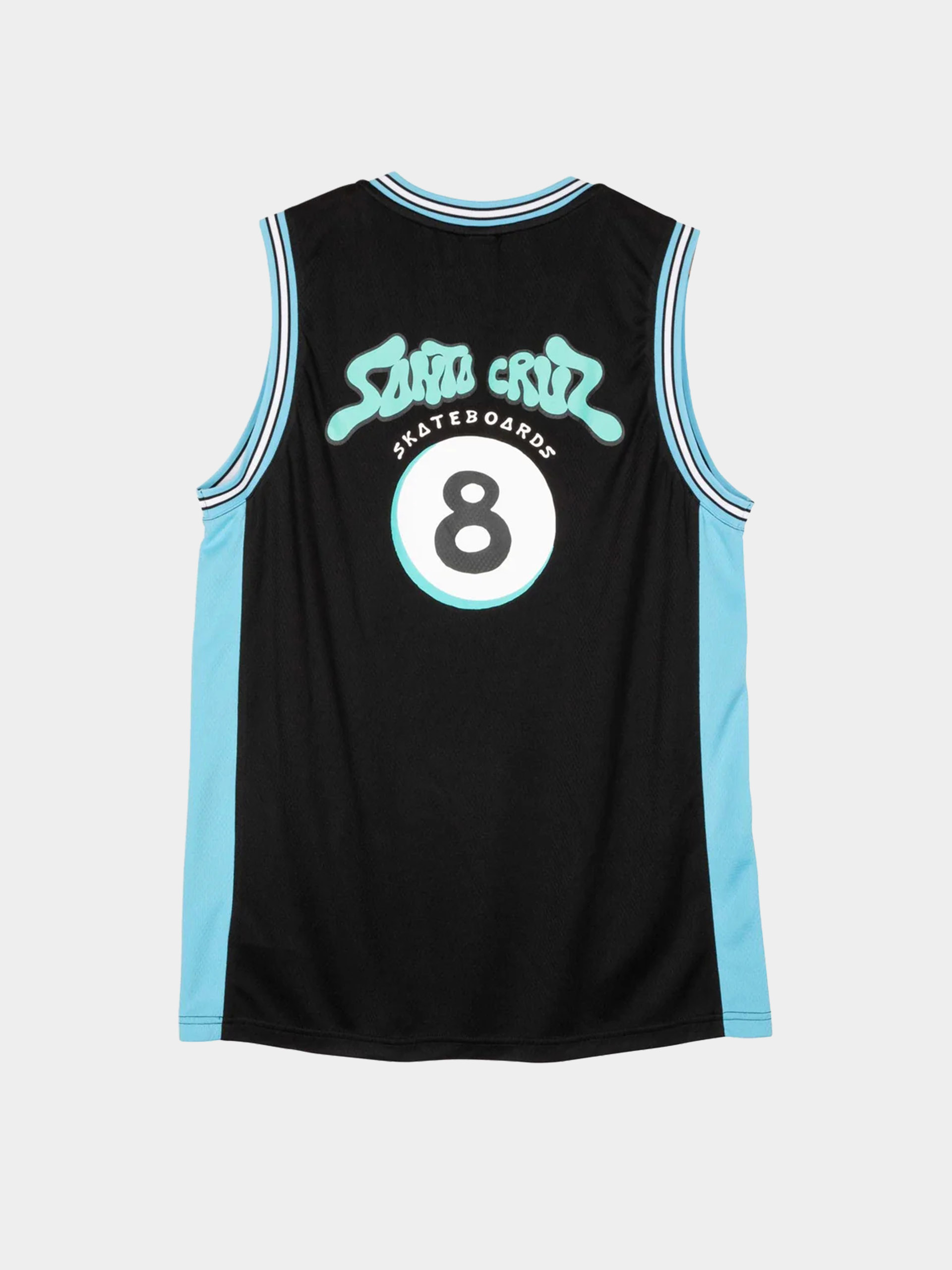  Футболка Santa Cruz Winkowski Ocho Mesh (black/pool blue)