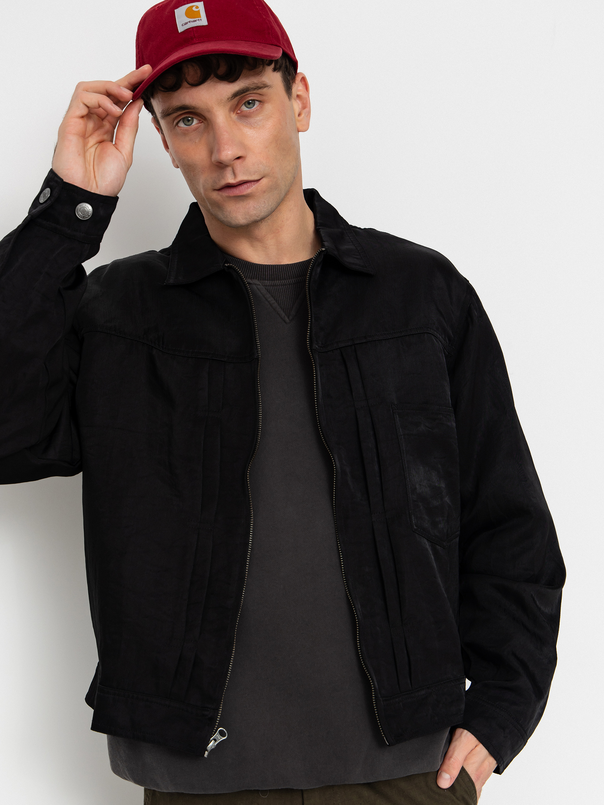 Куртка HUF X Thrasher Trucker (black)