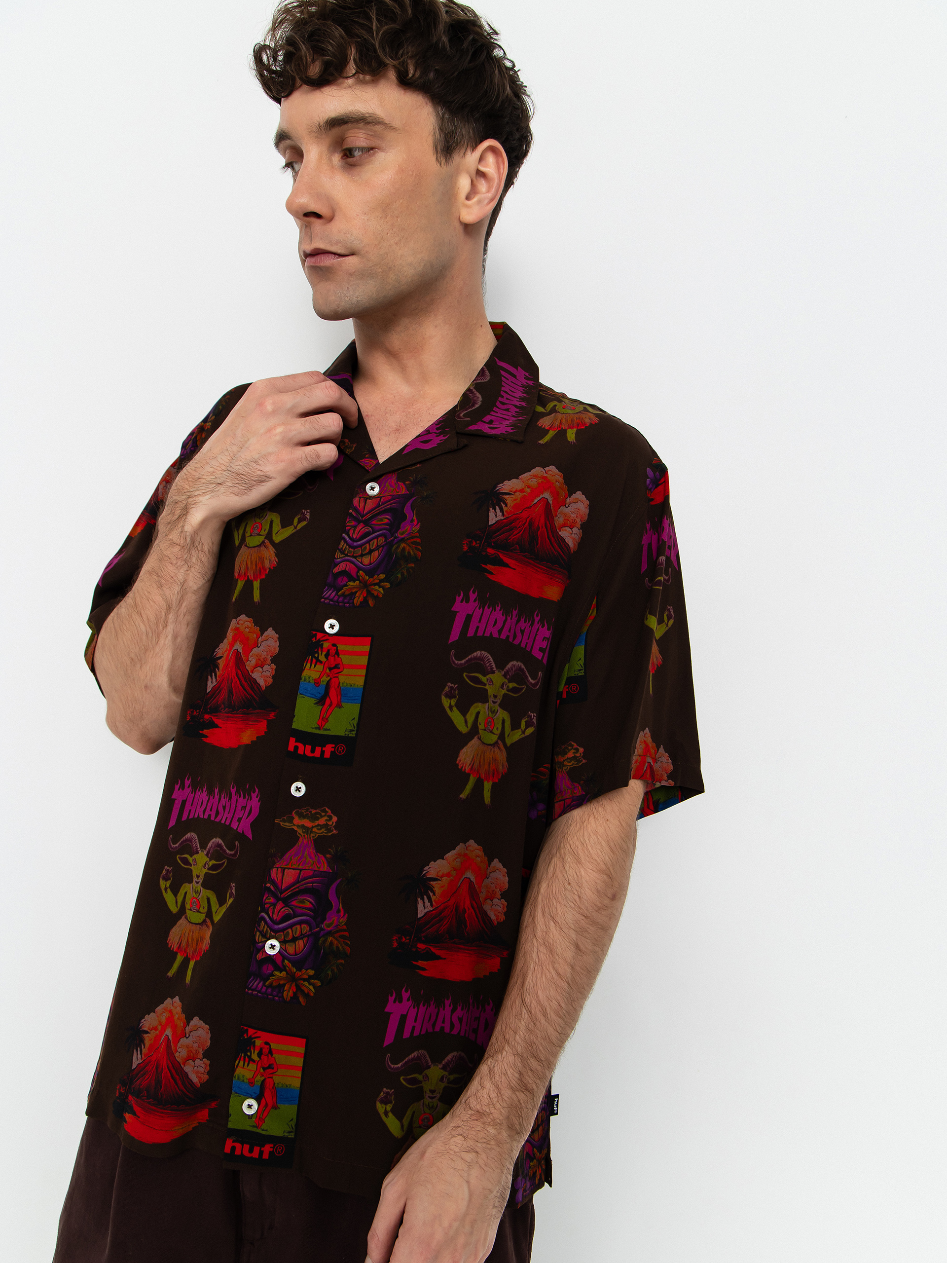 Сорочка HUF X Thrasher Hawaiian (multi)