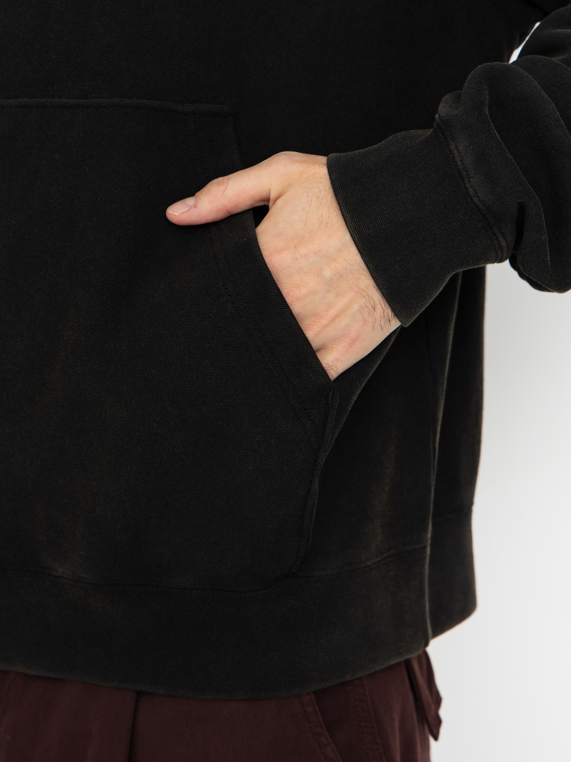 Худі HUF X Thrasher Meltdown Heavyweight HD (washed black)