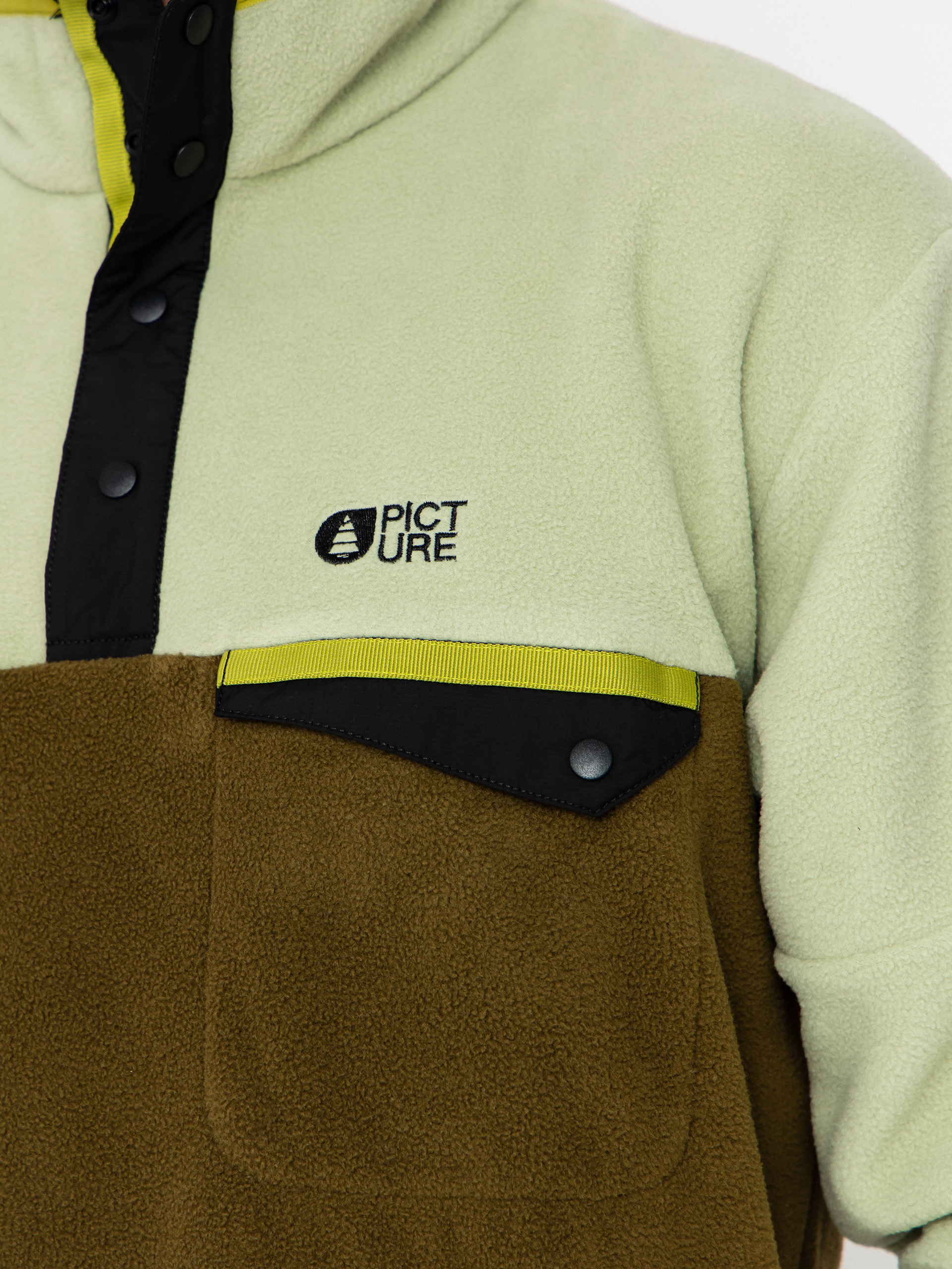 Чоловічий Флісовий светр Picture Arcca 1/4 Zip (tobacco)
