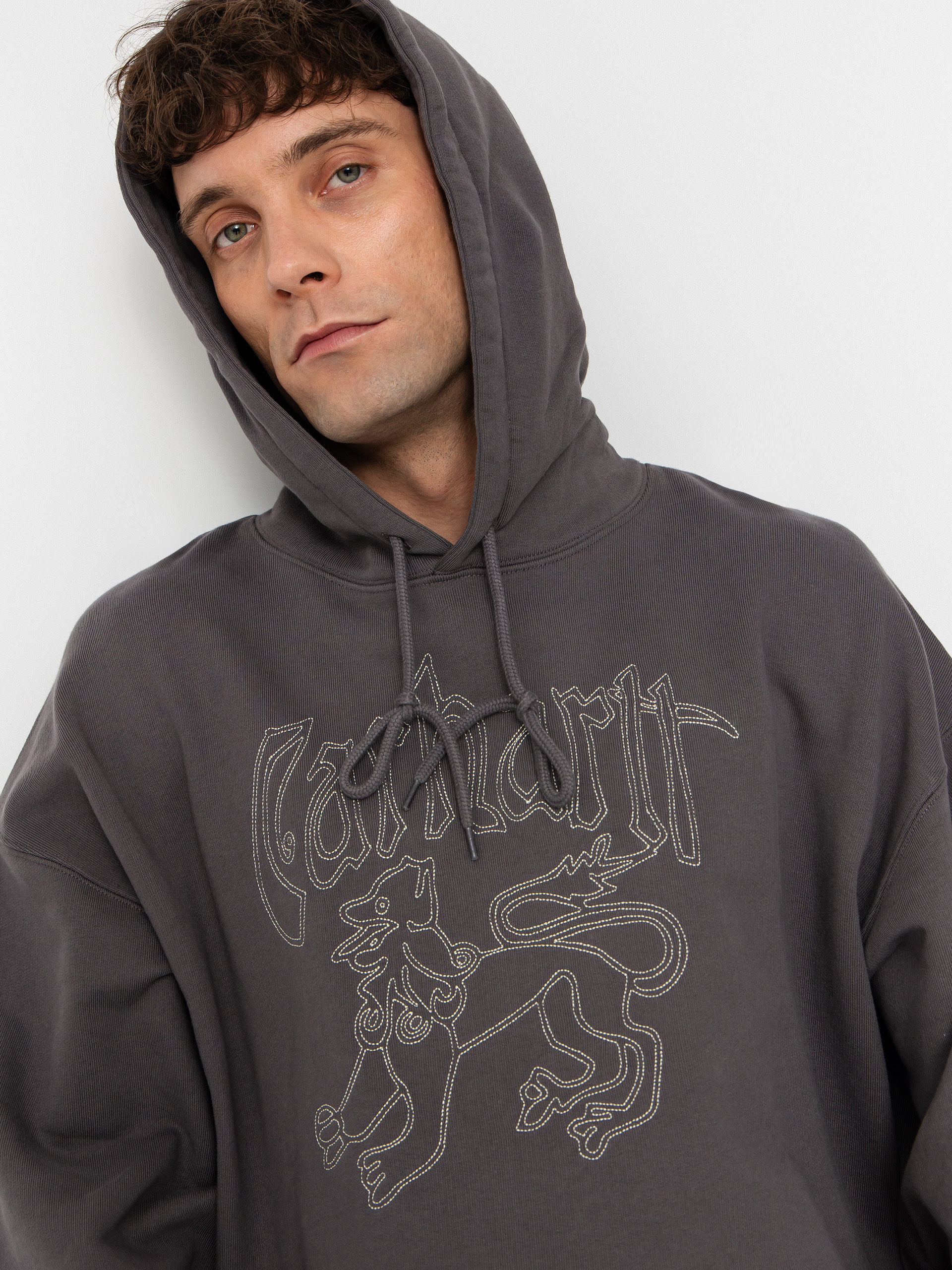 Худі Carhartt WIP Hackwork HD (porphyry/fleur de sel)