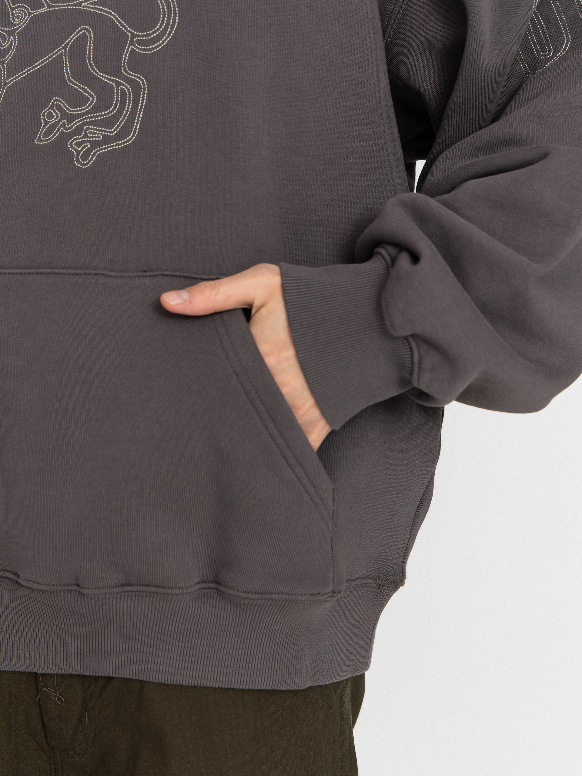 Худі Carhartt WIP Hackwork HD (porphyry/fleur de sel)