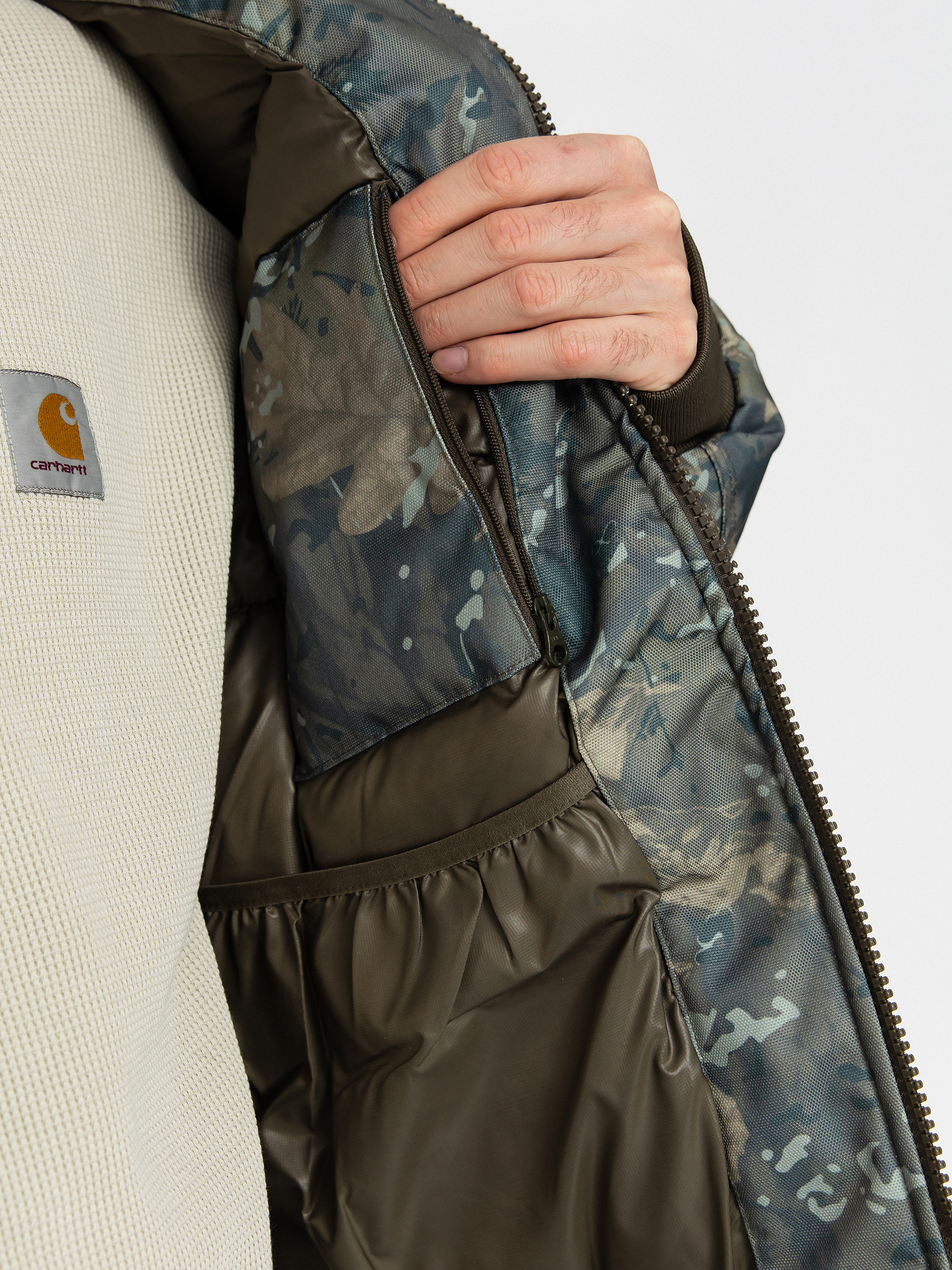 Куртка Carhartt WIP OG Active Cold (camo combi/green)