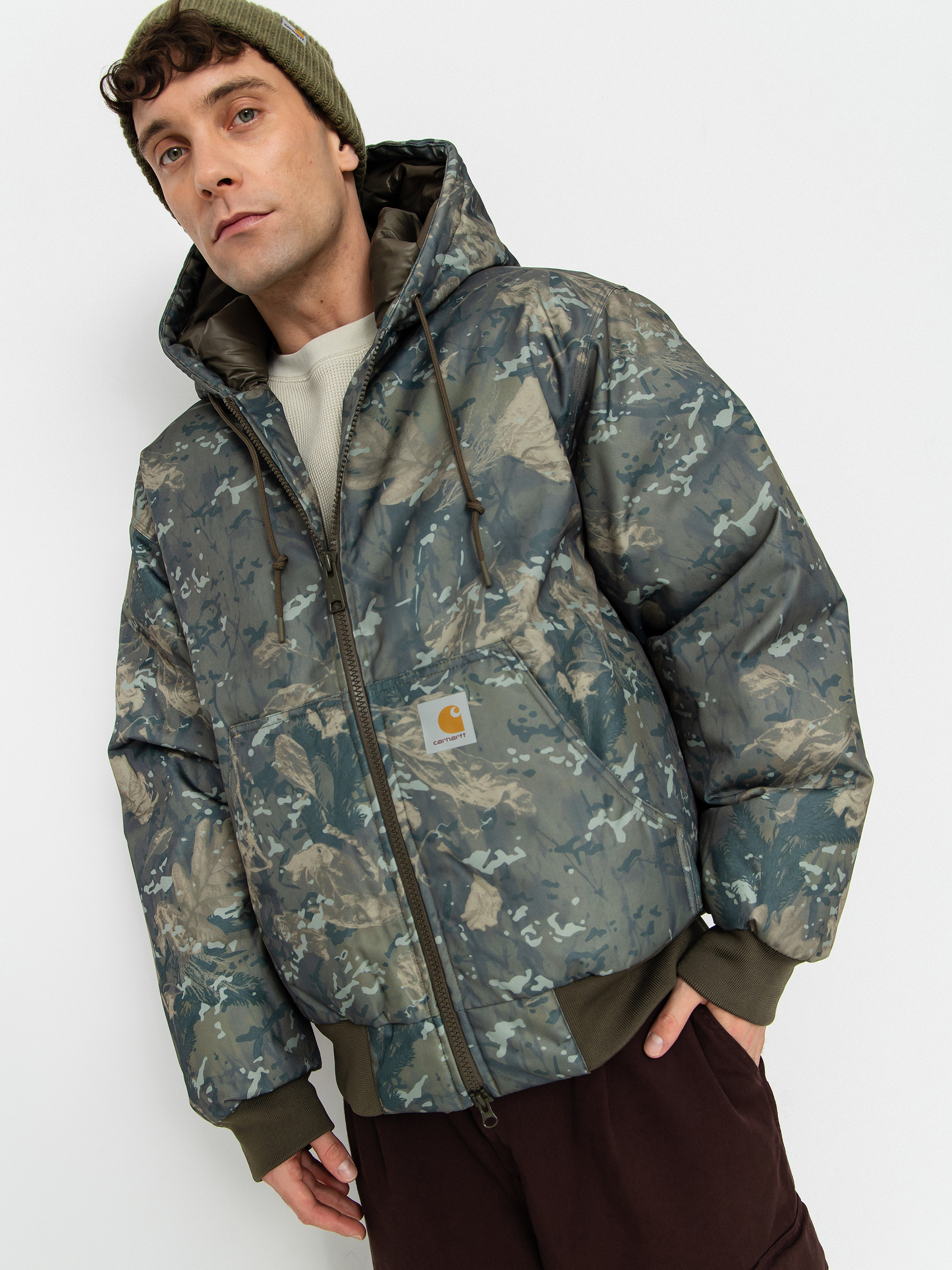 Куртка Carhartt WIP OG Active Cold (camo combi/green)