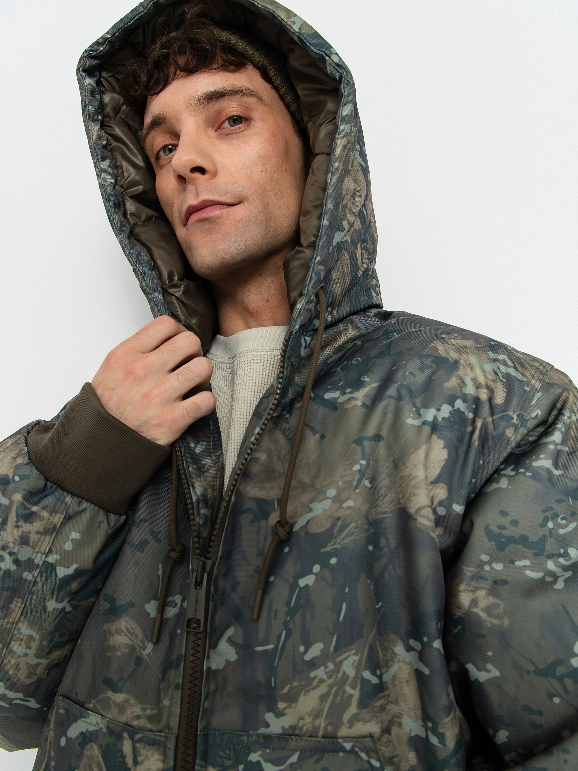 Куртка Carhartt WIP OG Active Cold (camo combi/green)