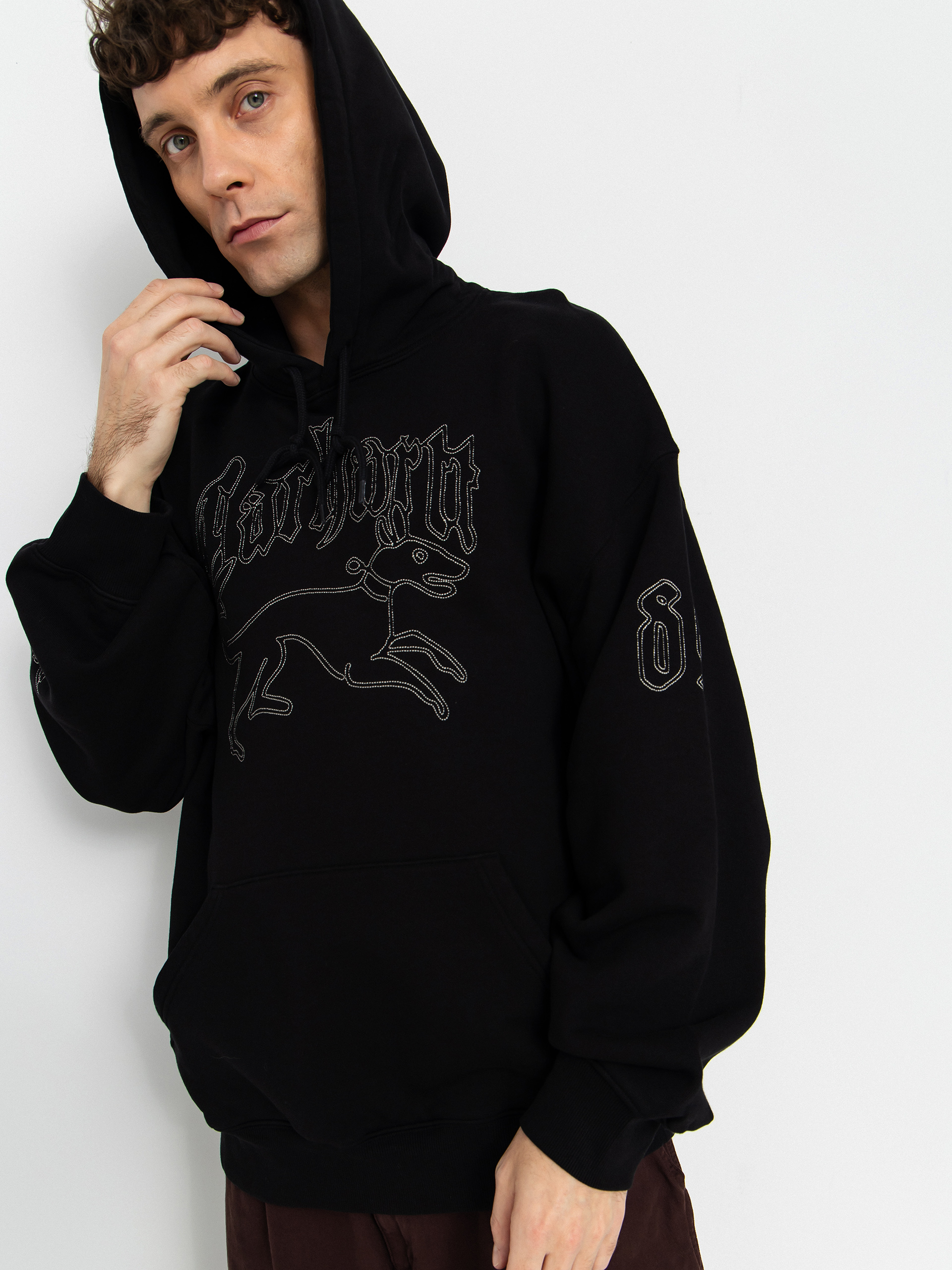 Худі Carhartt WIP Hackwork HD (black/wall)