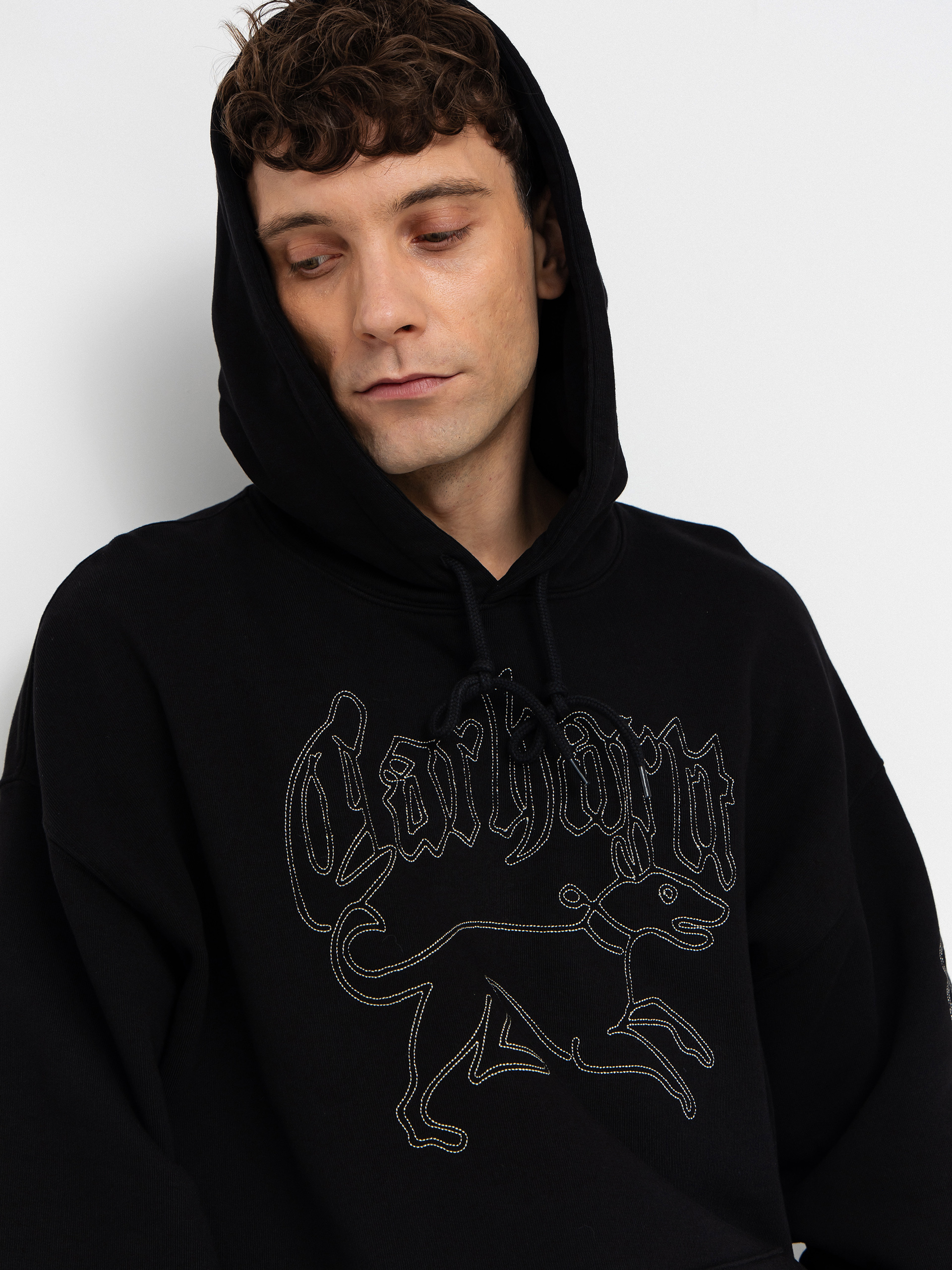 Худі Carhartt WIP Hackwork HD (black/wall)