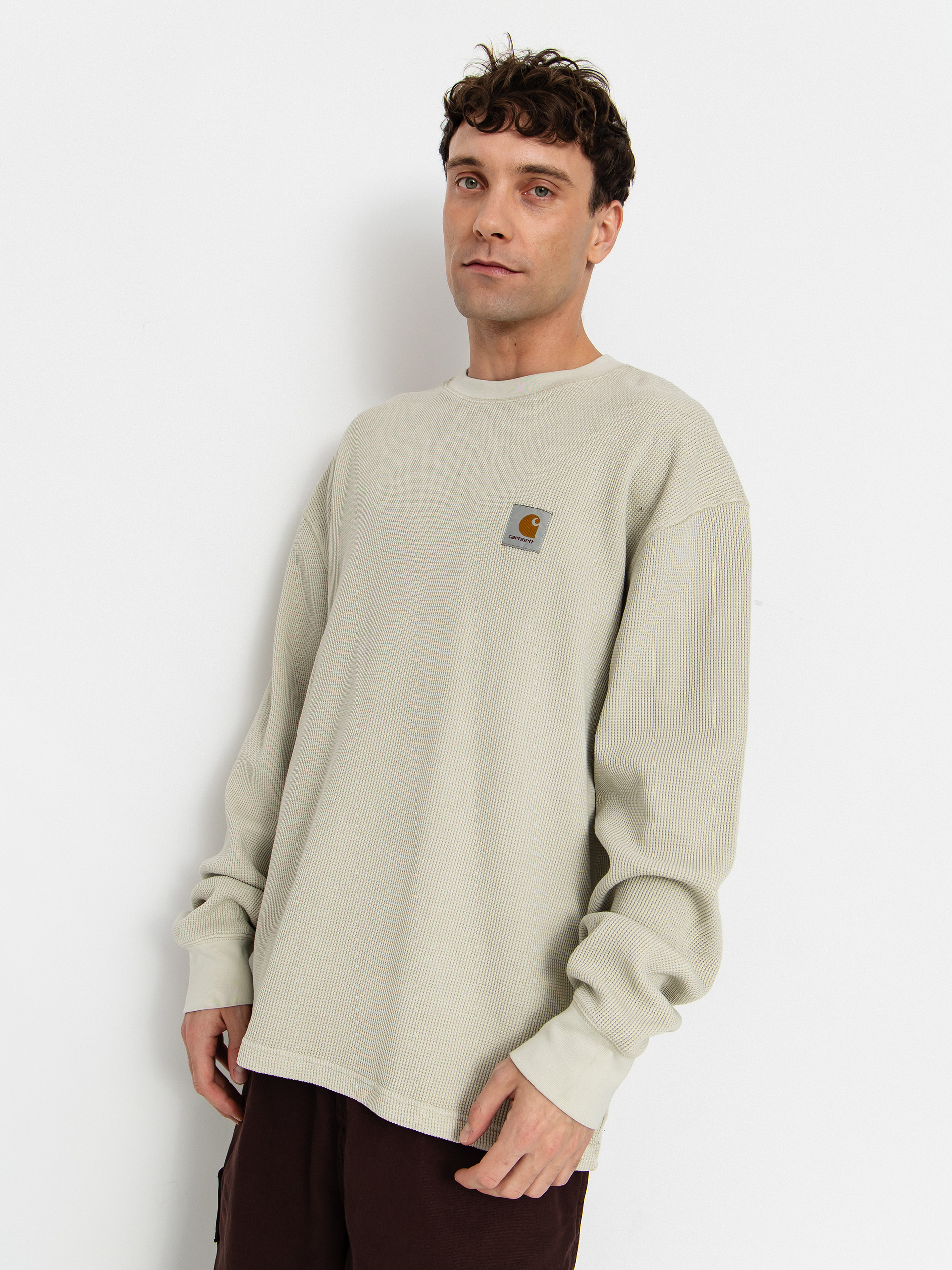 u041bu043eu043du0433u0441u043bu0456u0432 Carhartt WIP Vista Waffle (fleur de sel/garment dyed)