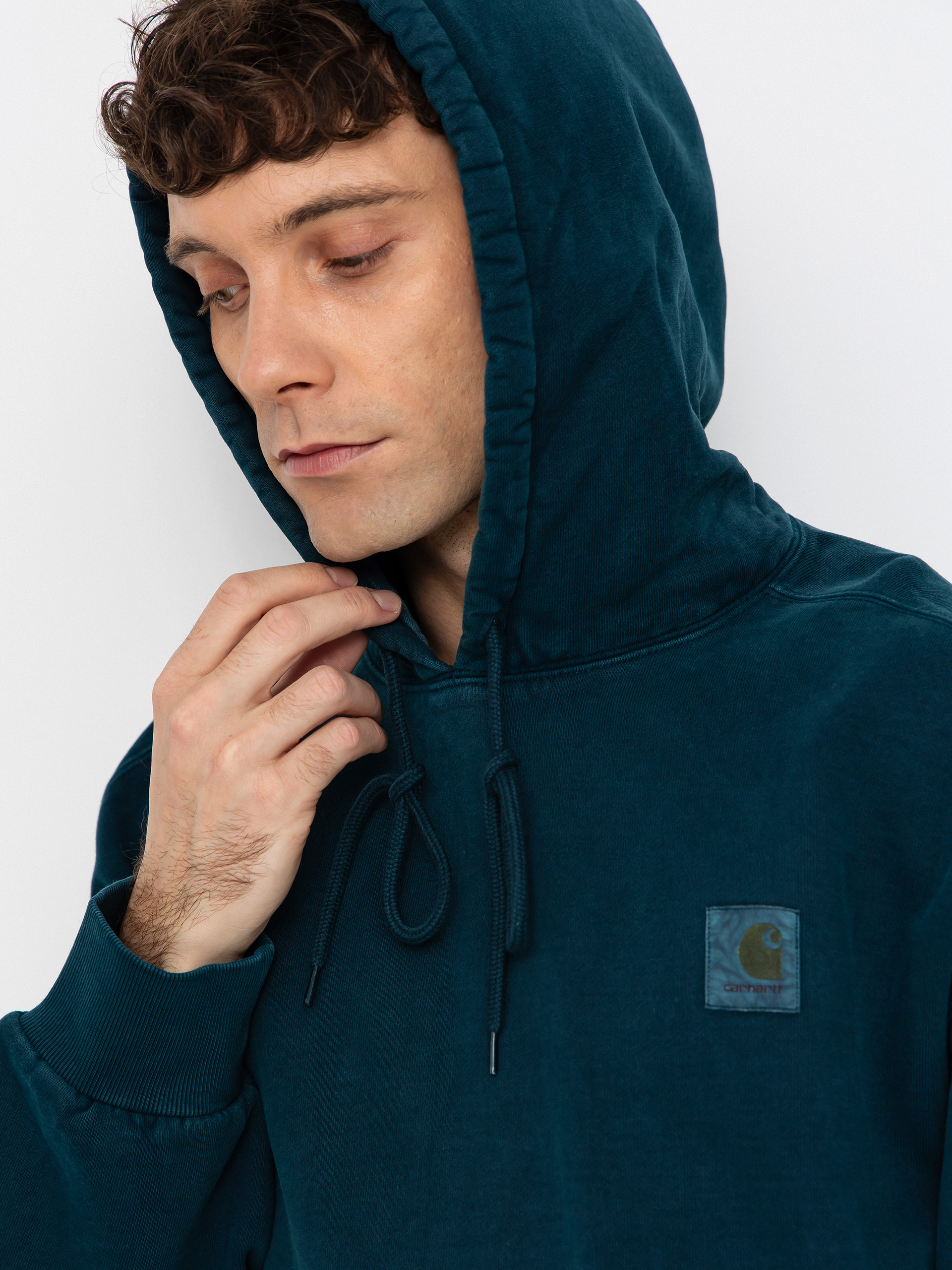 Худі Carhartt WIP Vista HD (deep lagoon/garment dyed)