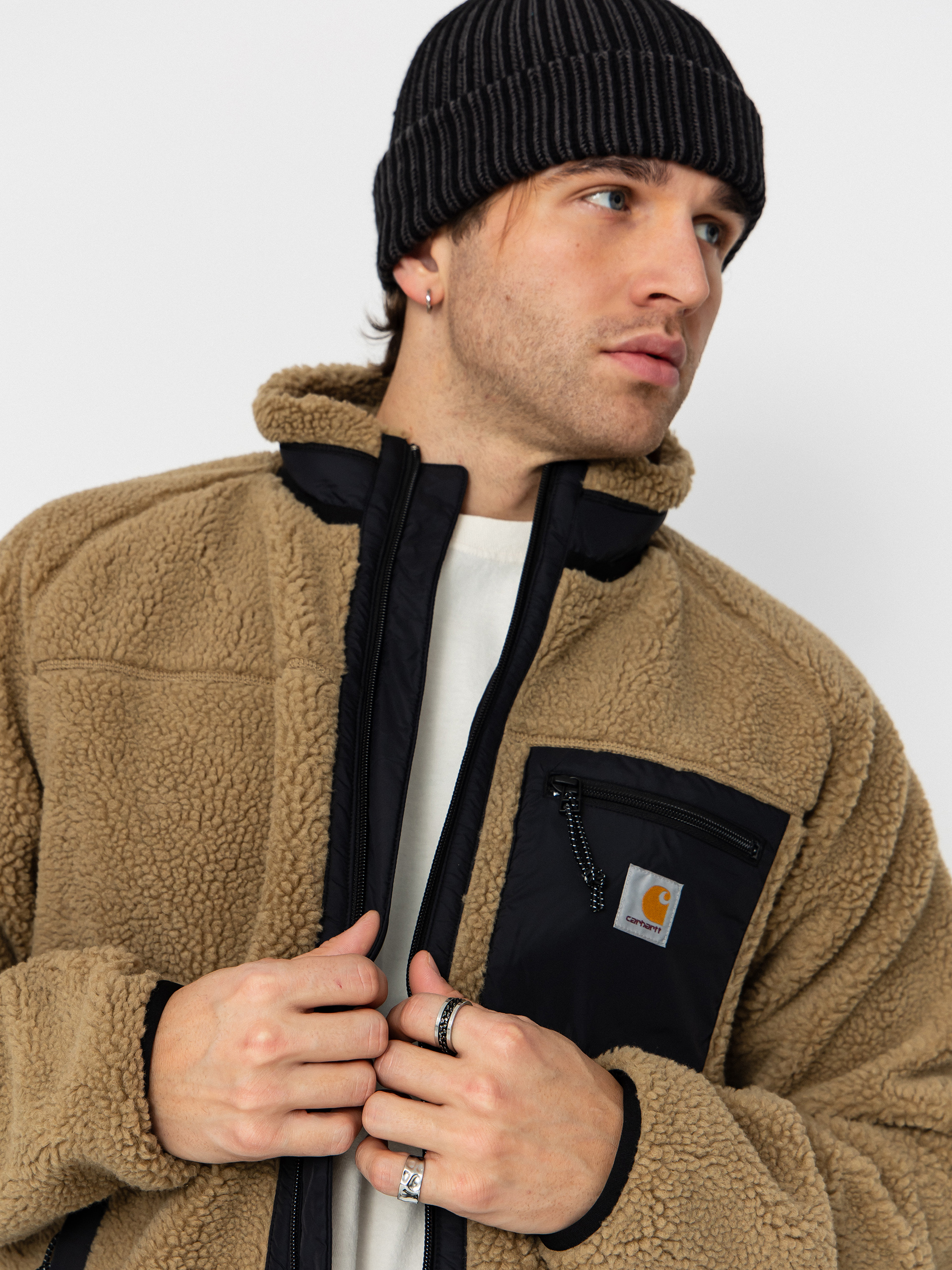 Куртка Carhartt WIP Prentis (leather/black)