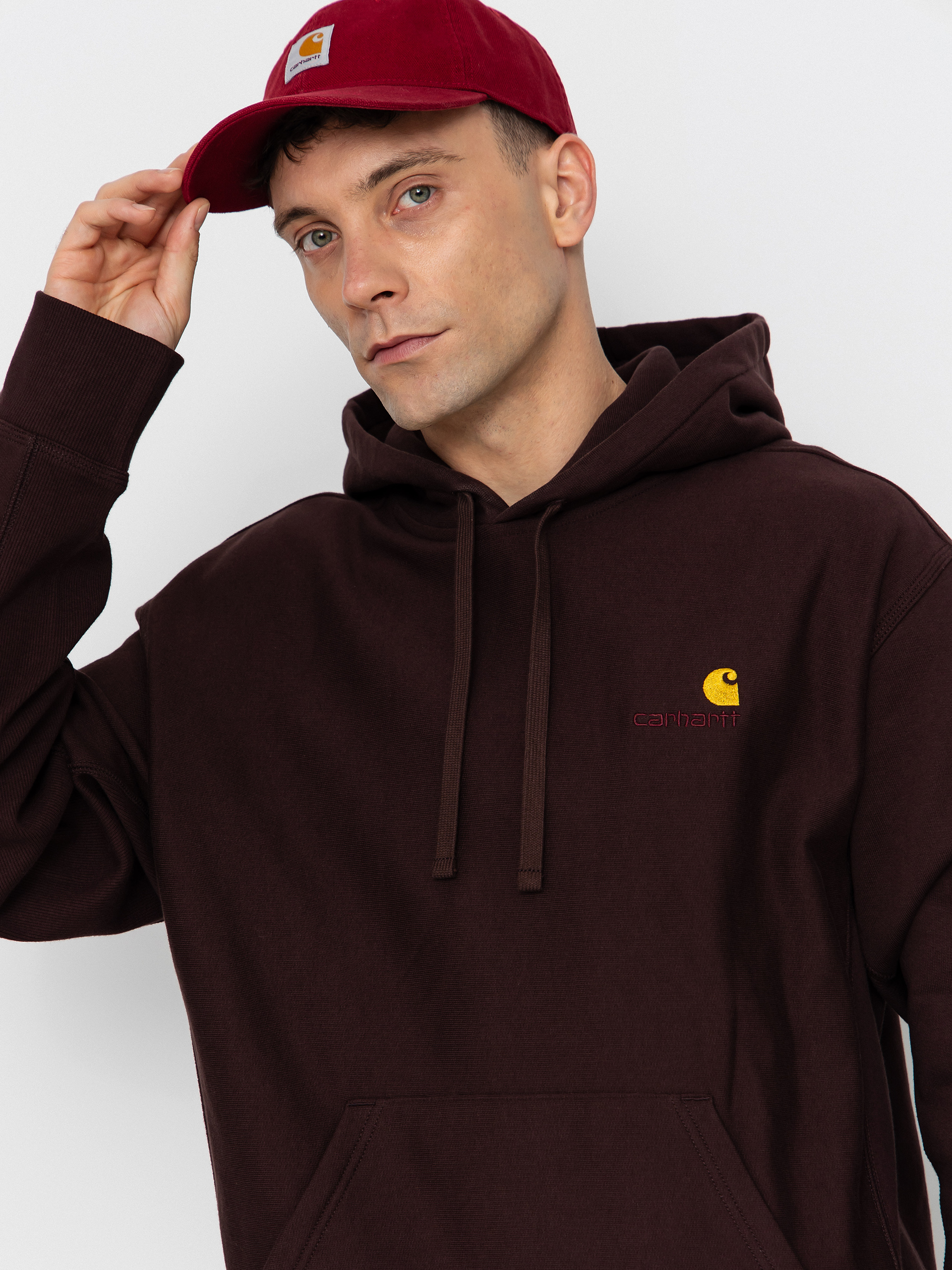 Худі Carhartt WIP American Script HD (palisander)