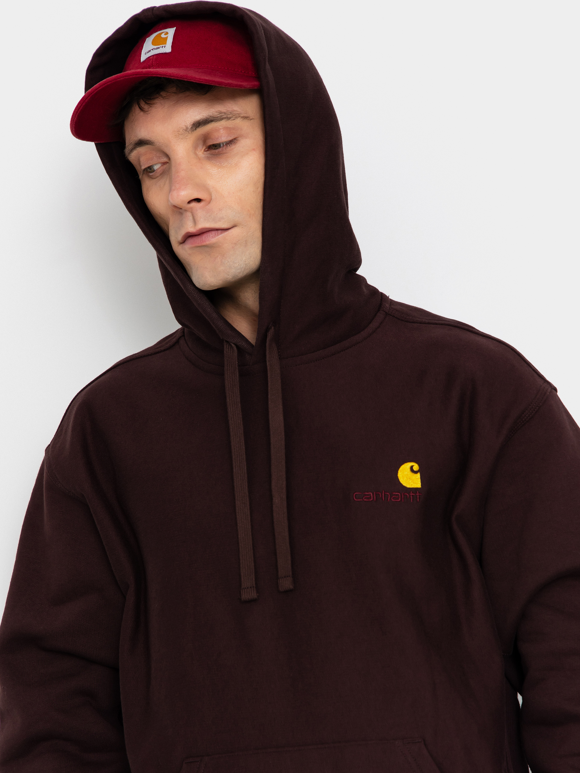 Худі Carhartt WIP American Script HD (palisander)