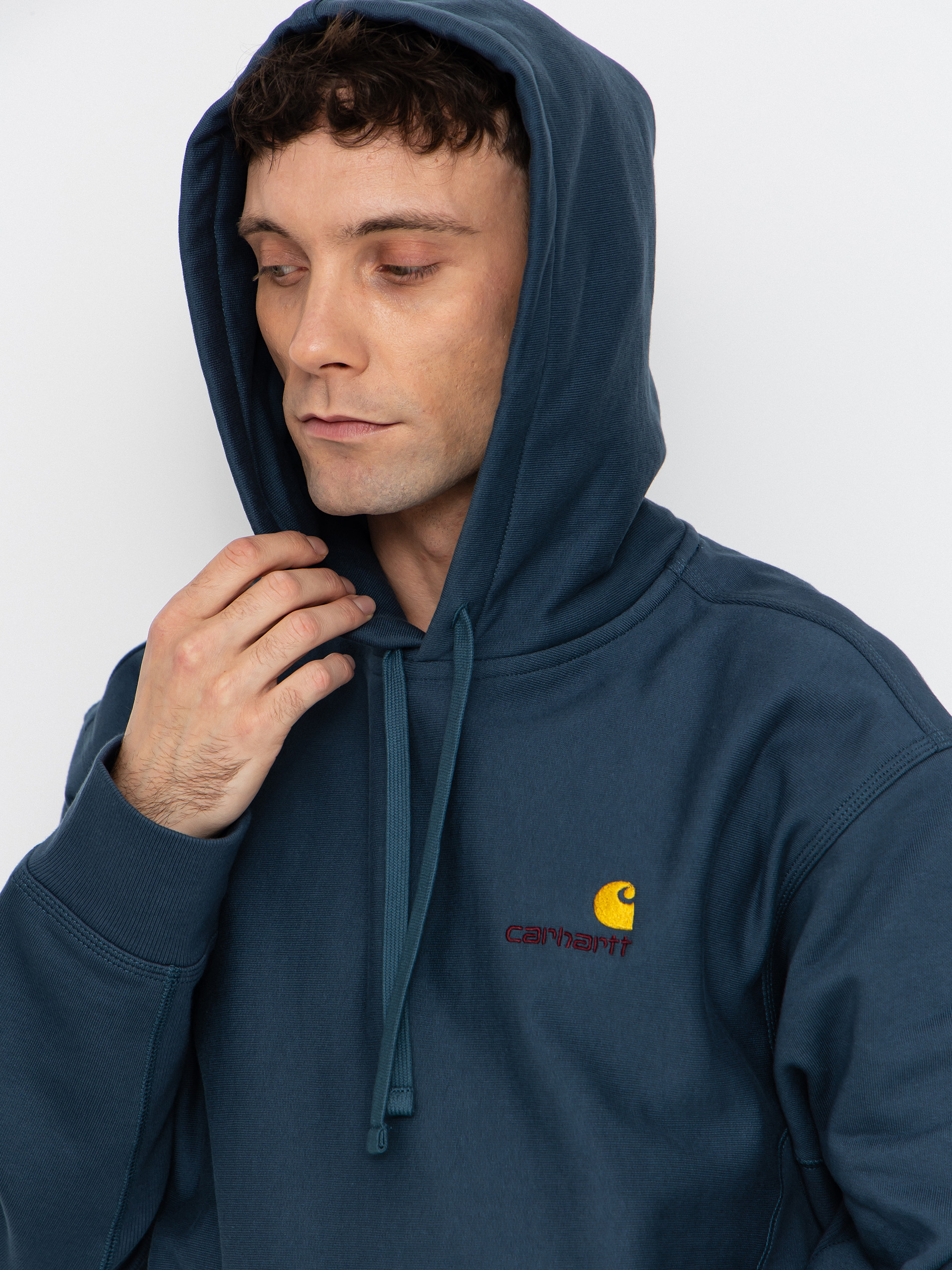 Худі Carhartt WIP American Script HD (office blue)