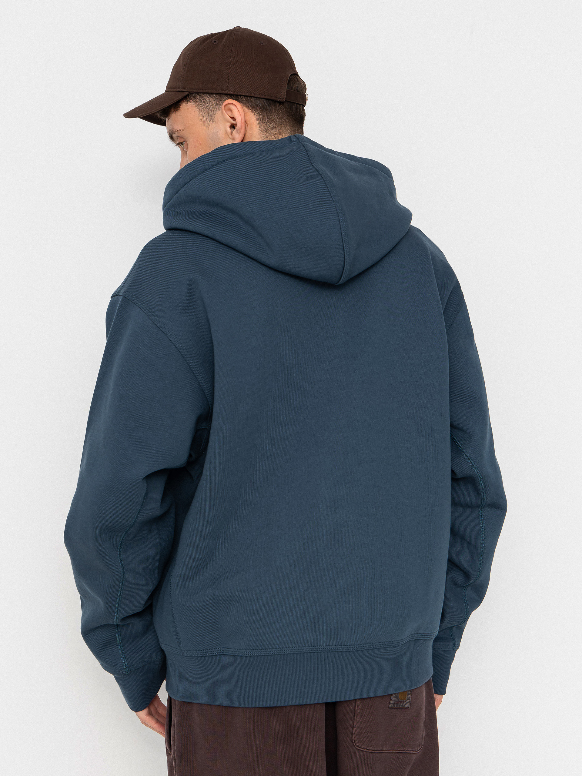Худі Carhartt WIP American Script ZHD (office blue)