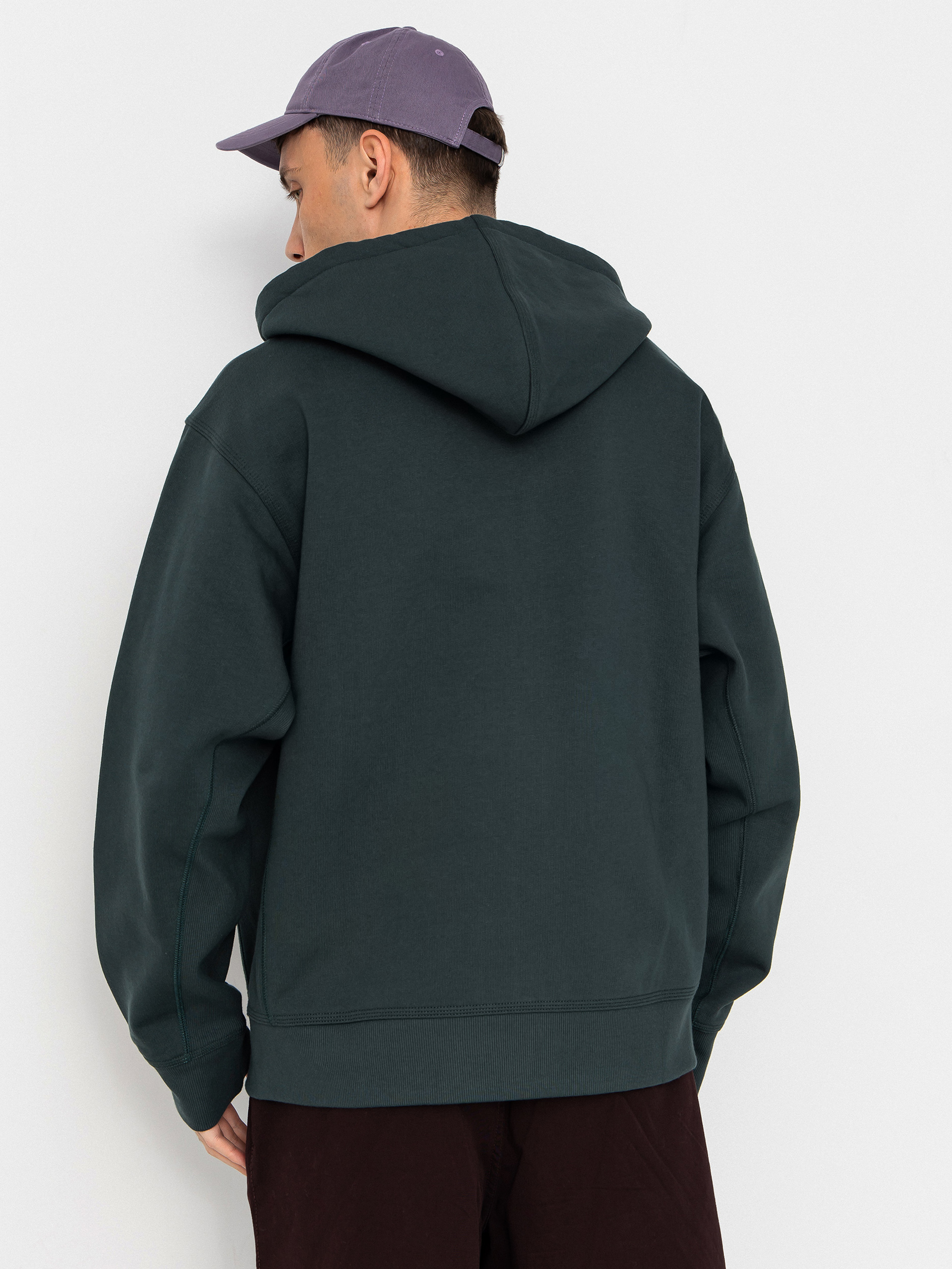 Худі Carhartt WIP American Script ZHD (kale green)