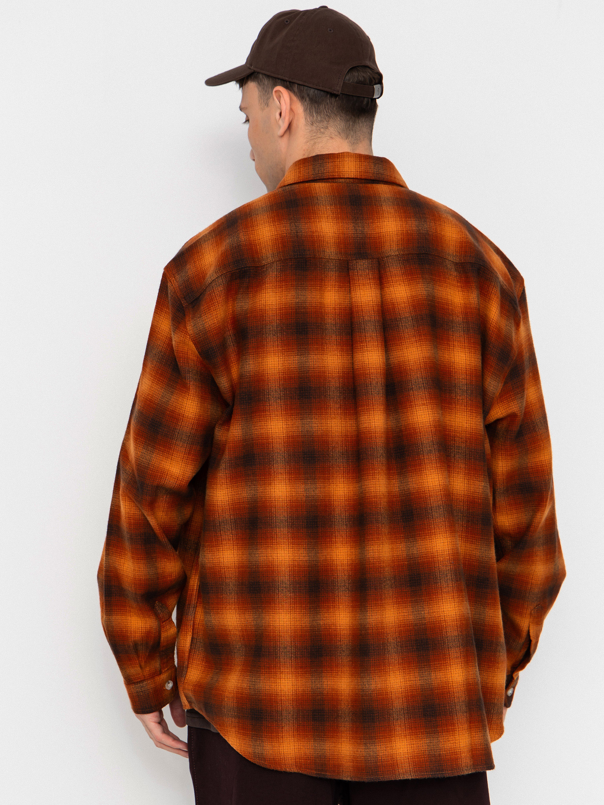 Сорочка Polar Skate Mitchell Shadow Check (caramel)