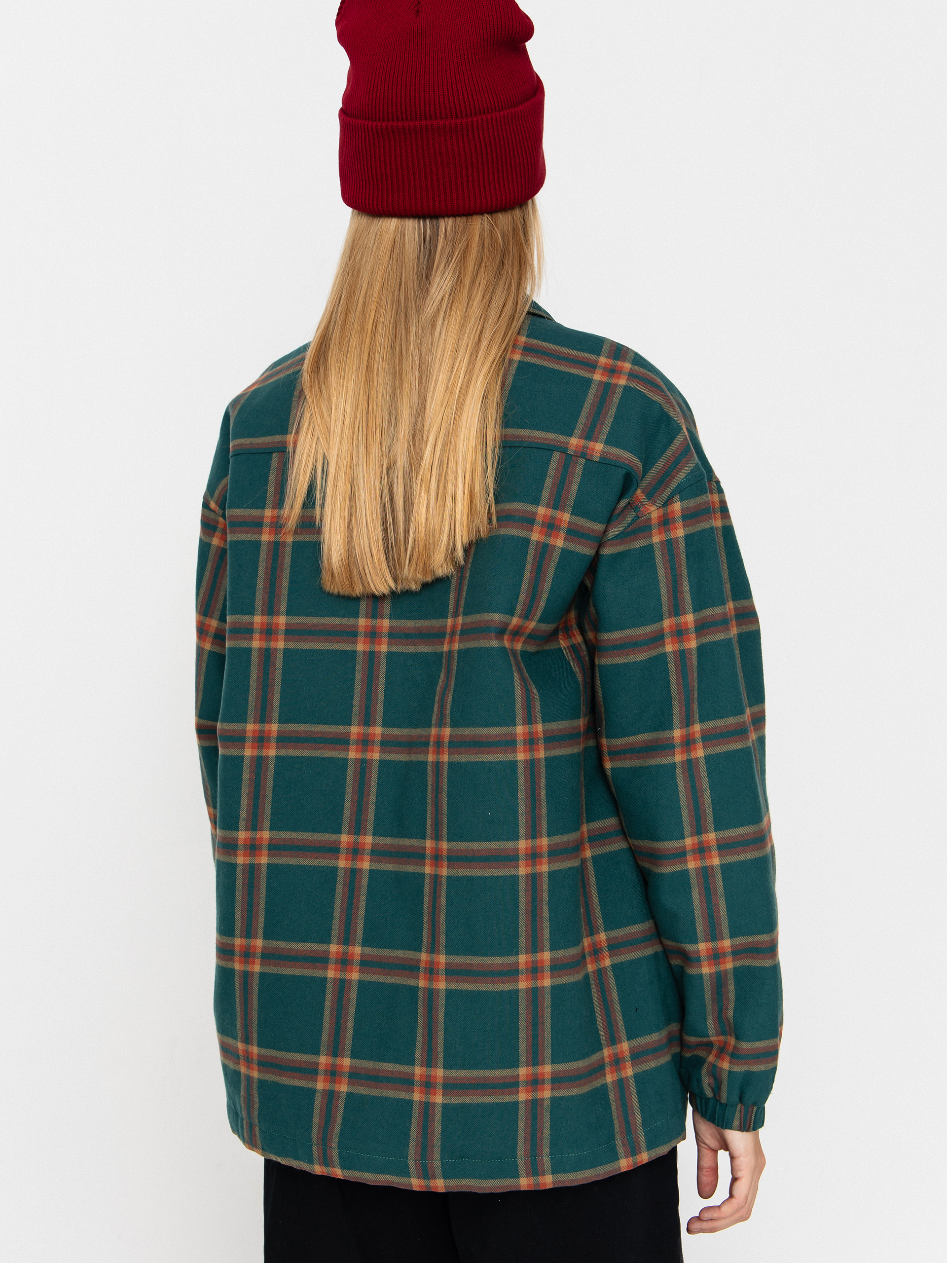 Жіноча Сноубордична куртка Volcom Ins Riding Flannel (atlantic deep)