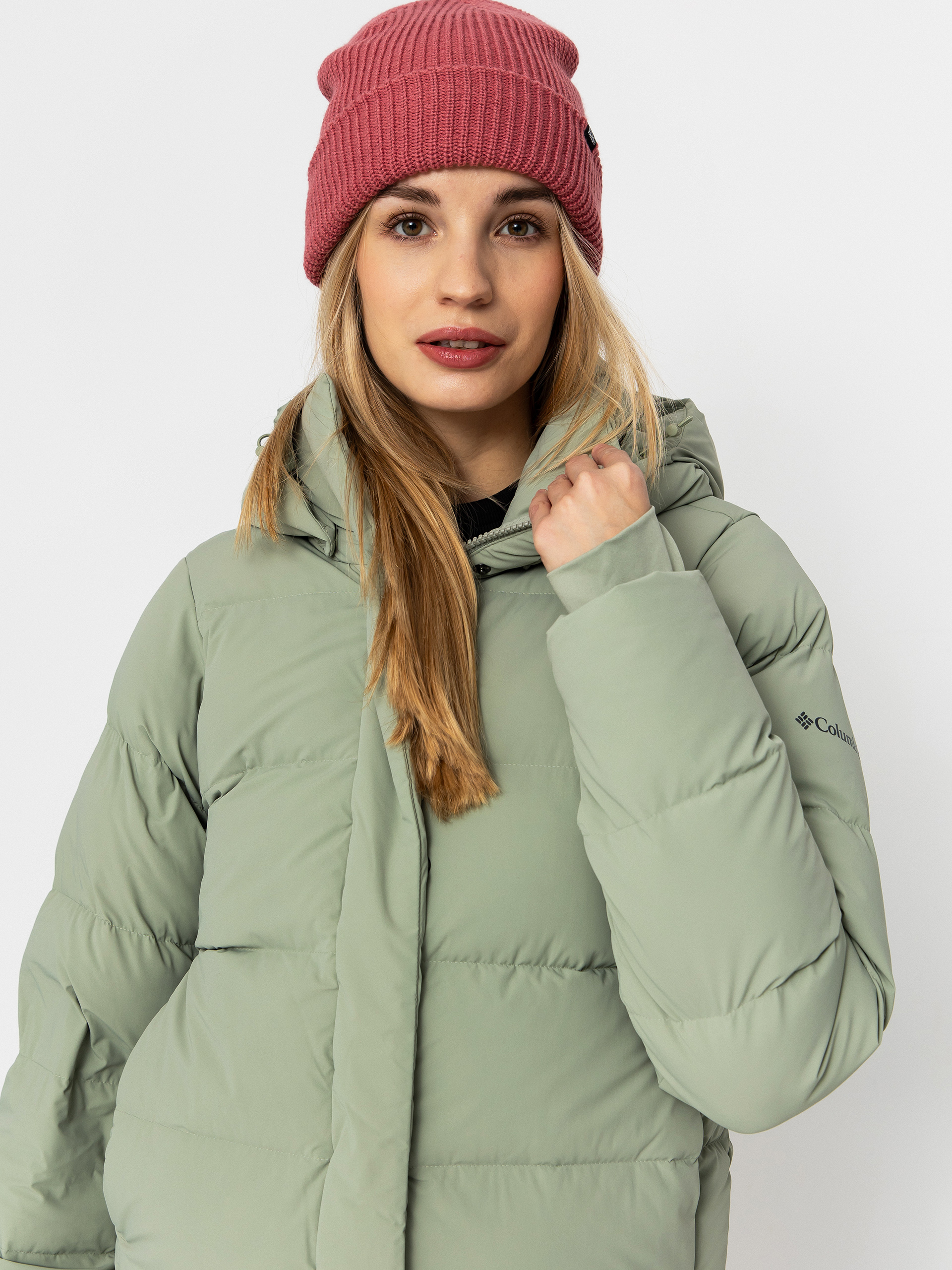 Куртка Columbia Amaze Puff Mid Hooded Wmn (safari)