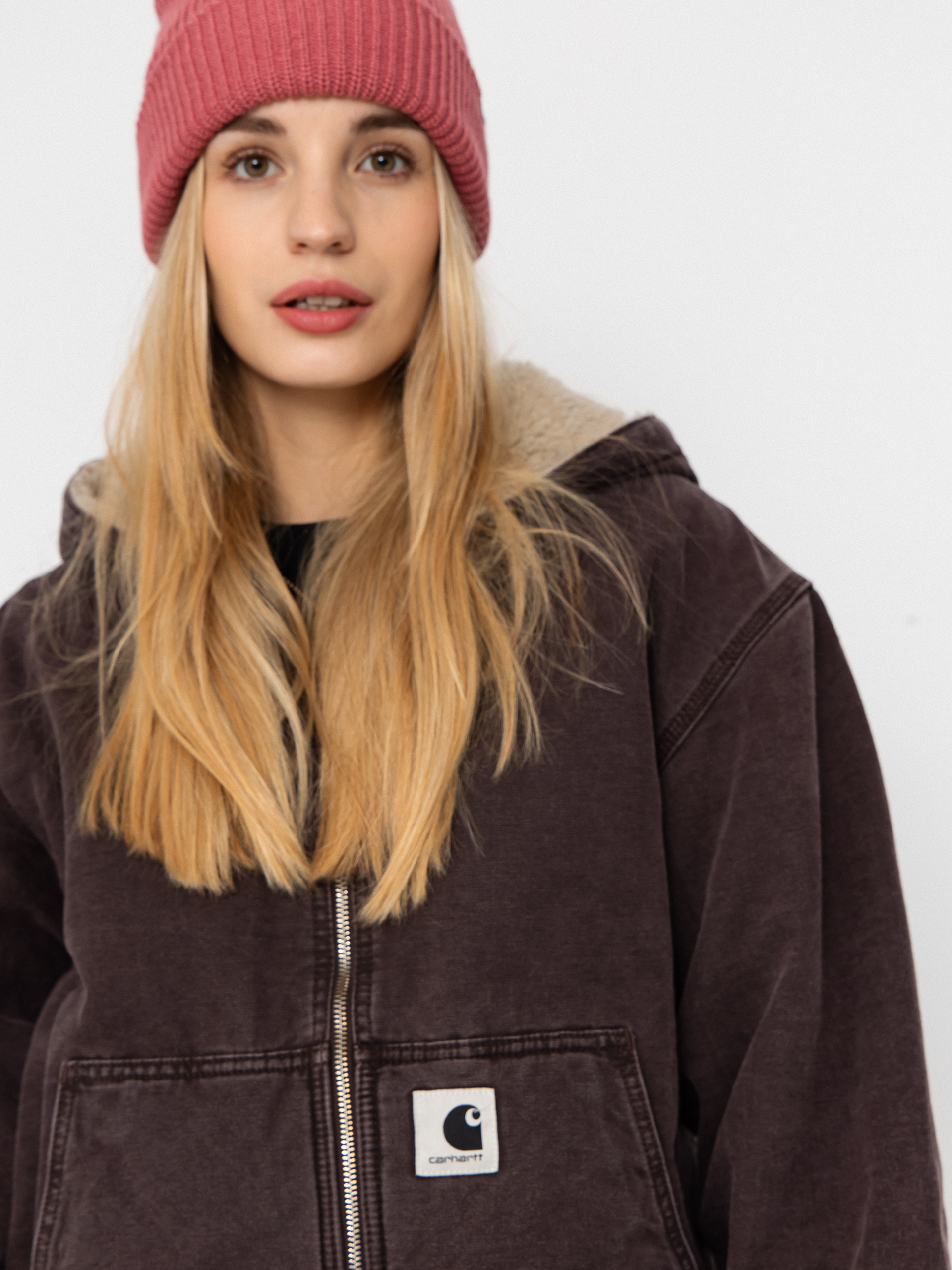 Куртка Carhartt WIP Hooded Mitch Wmn (palisander)