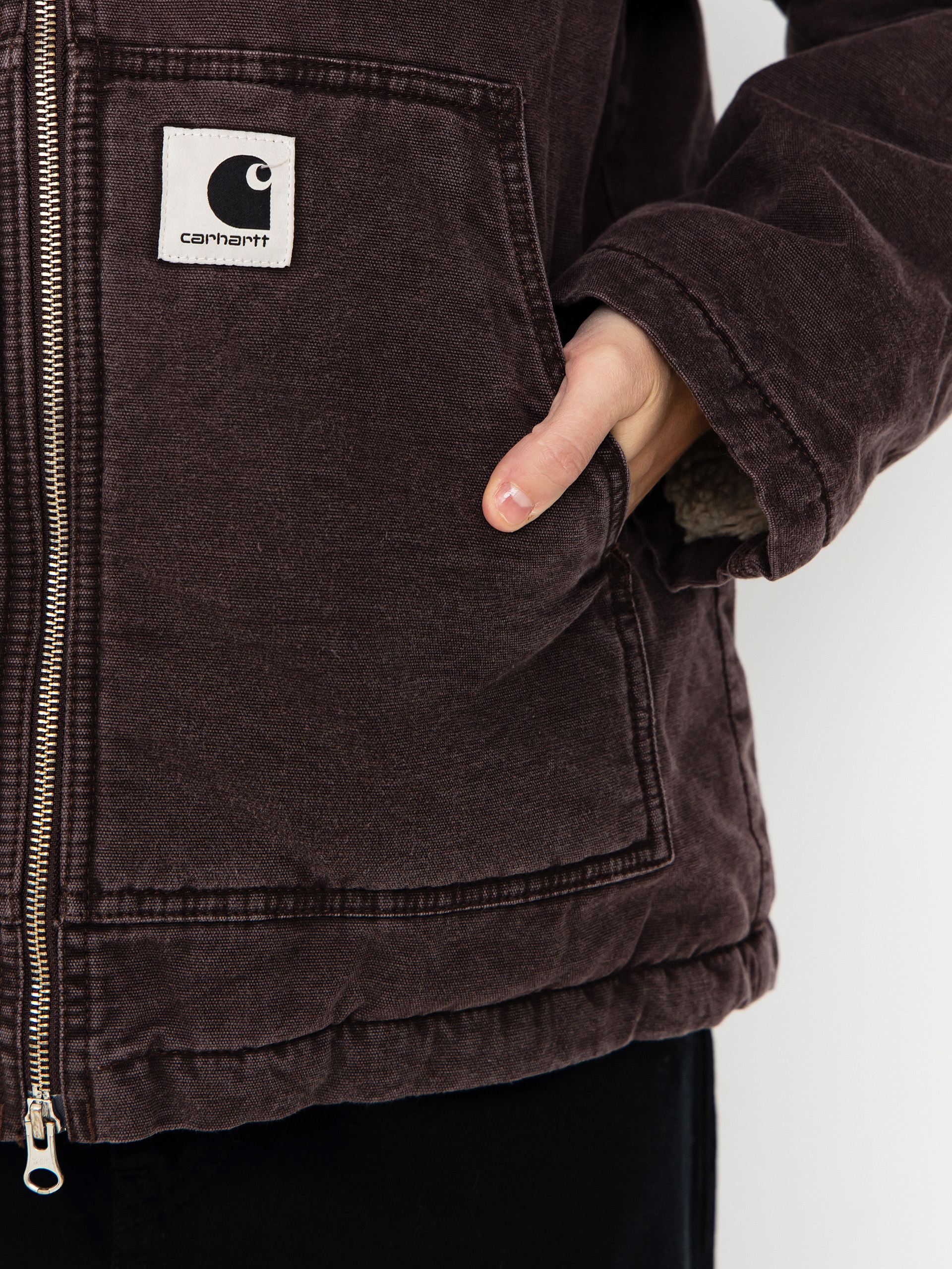 Куртка Carhartt WIP Hooded Mitch Wmn (palisander)