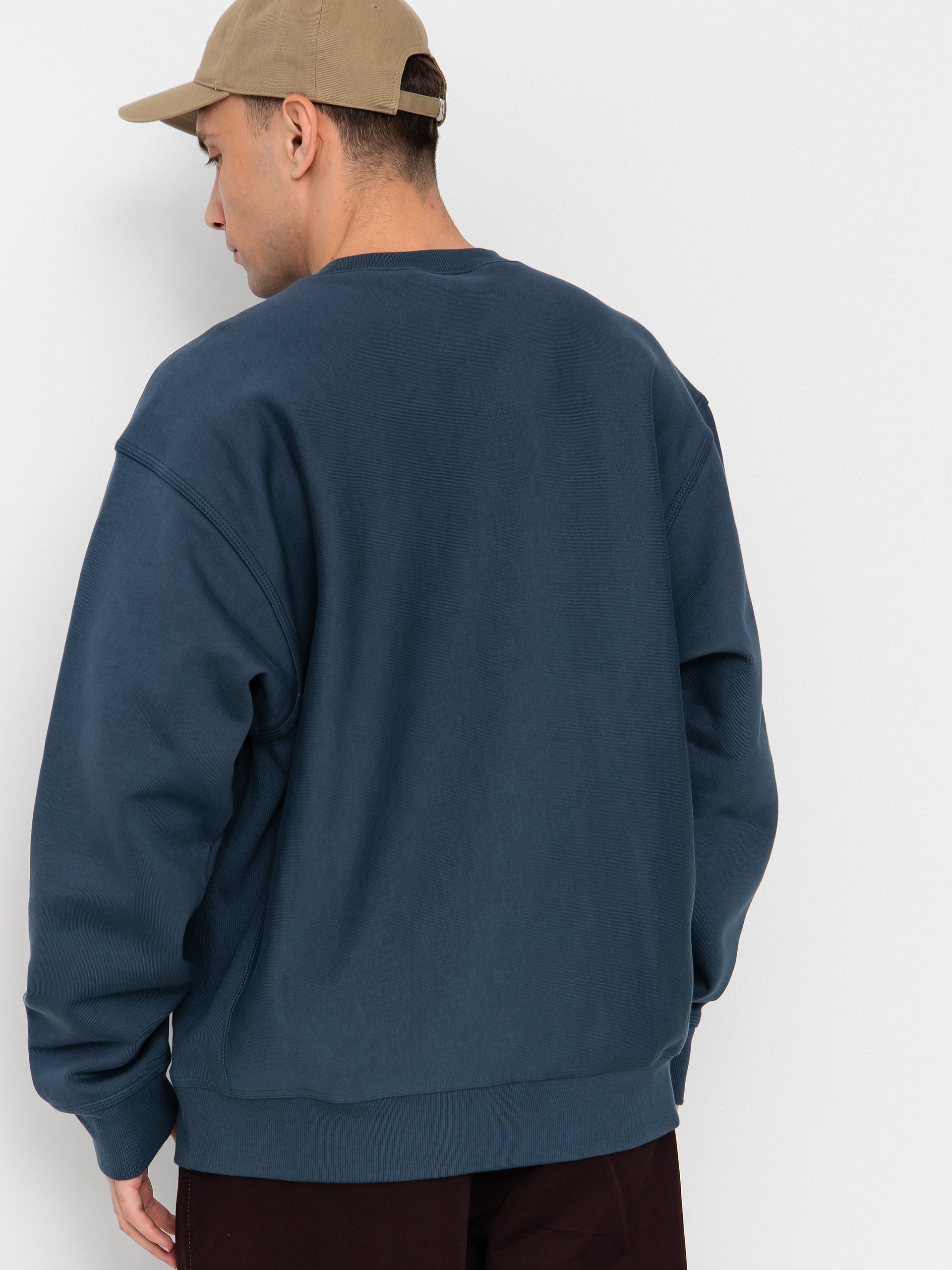 Світшот Carhartt WIP American Script (office blue)
