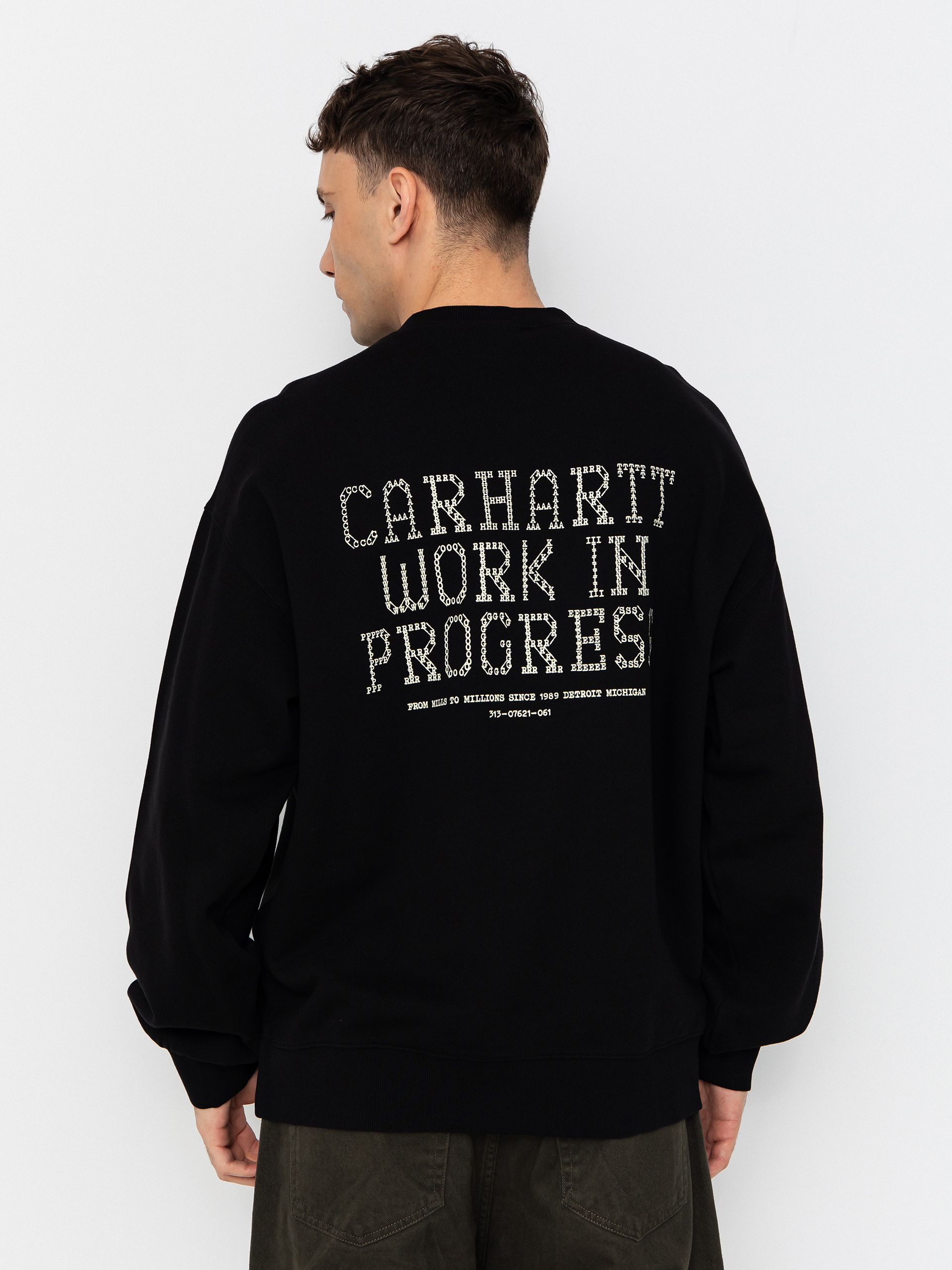 Світшот Carhartt WIP Punched (black)