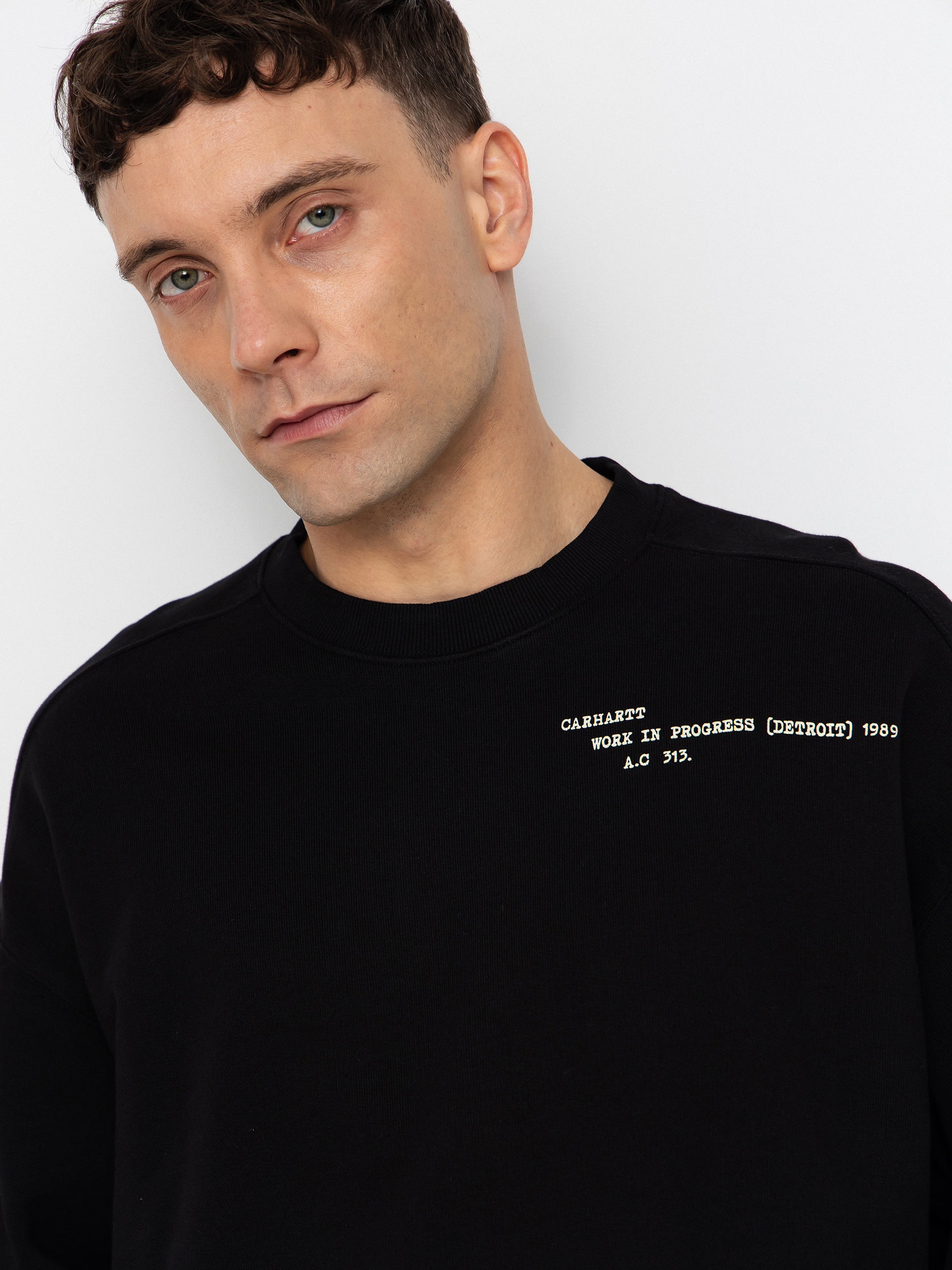 Світшот Carhartt WIP Punched (black)