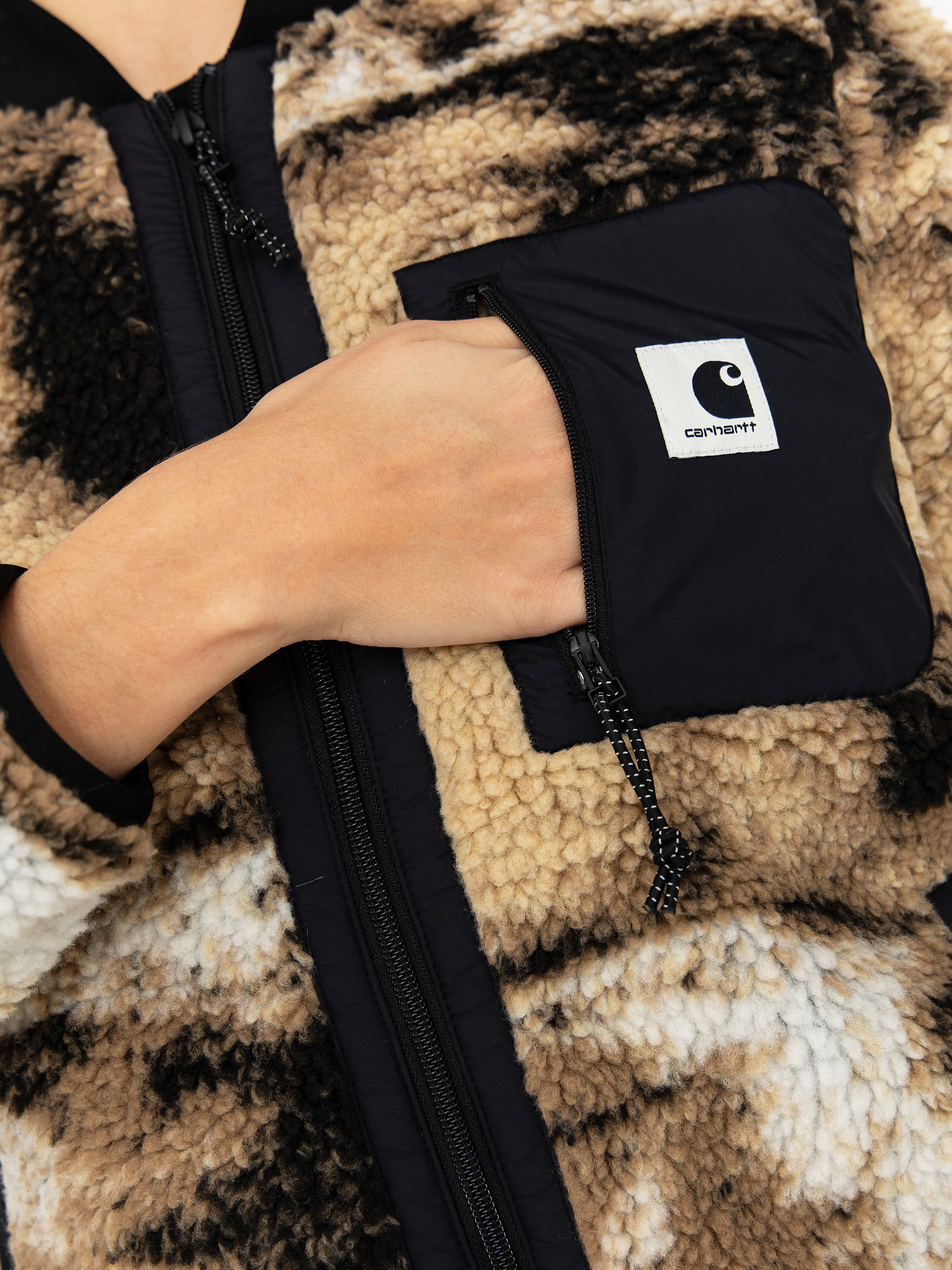 Куртка Carhartt WIP Janet Wmn (wild dog jacquard/black)