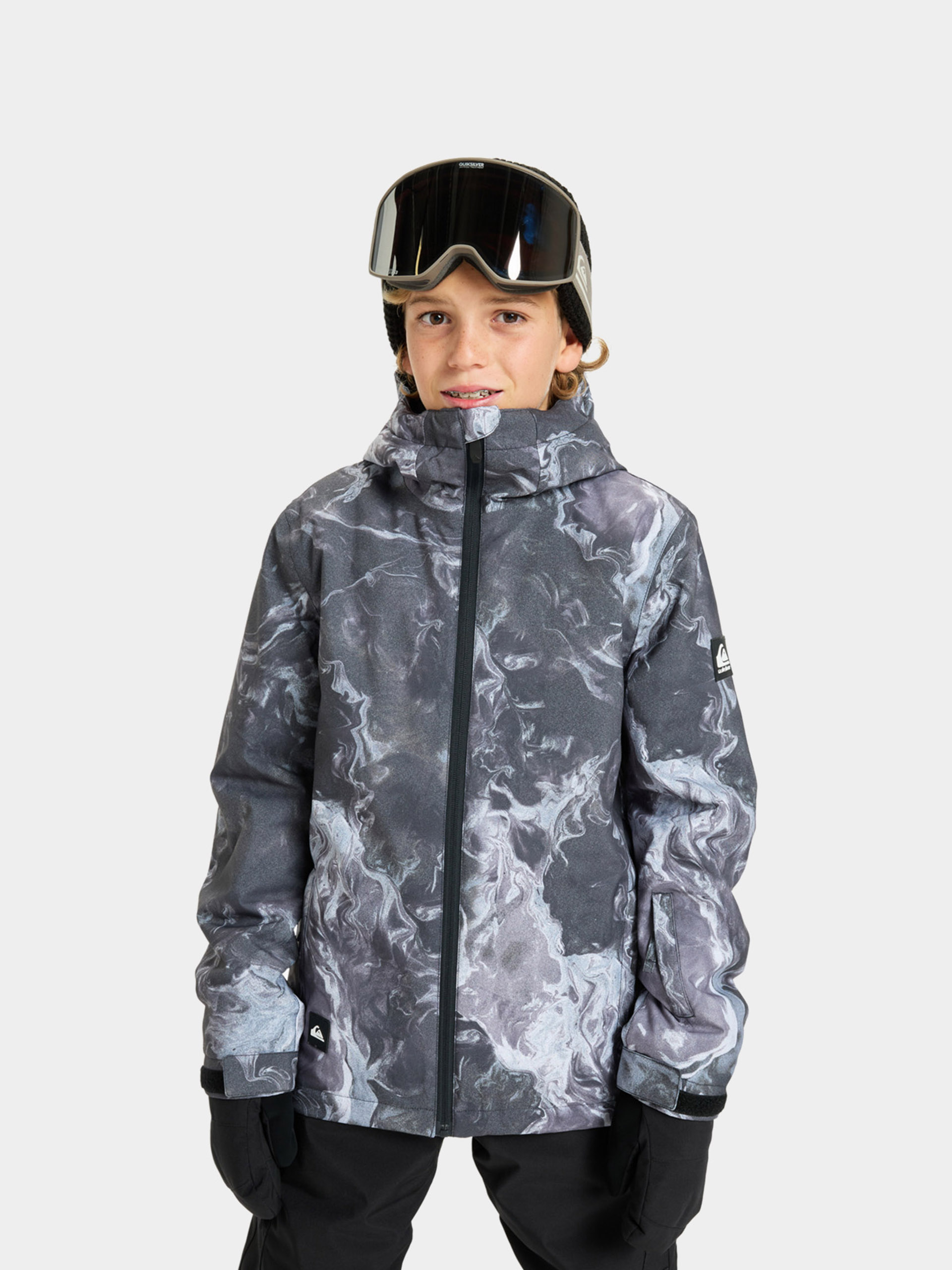 Сноубордична куртка Quiksilver Mission Printed JR (true black)